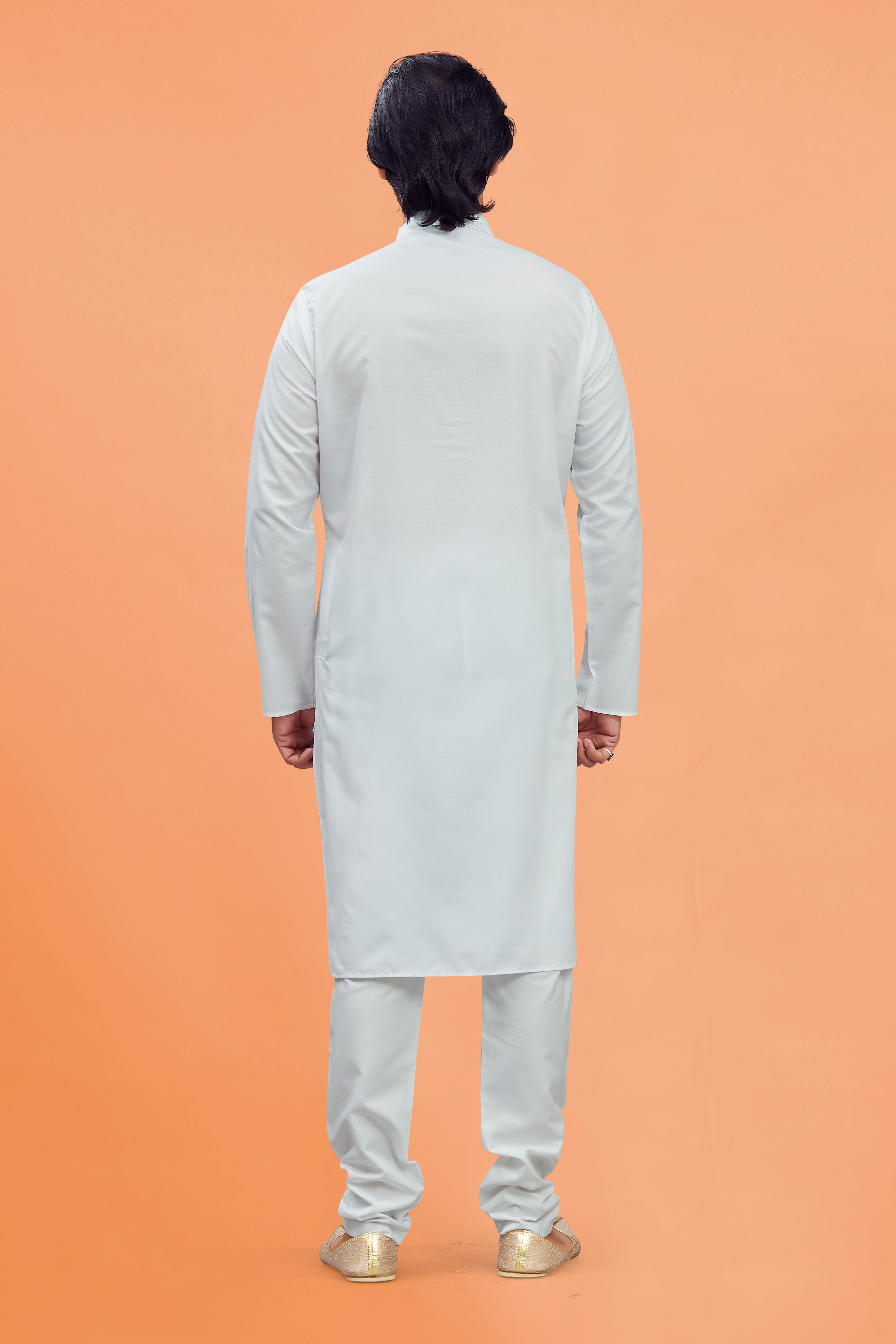 Mens Plain Kurta Set - Roop Darshan