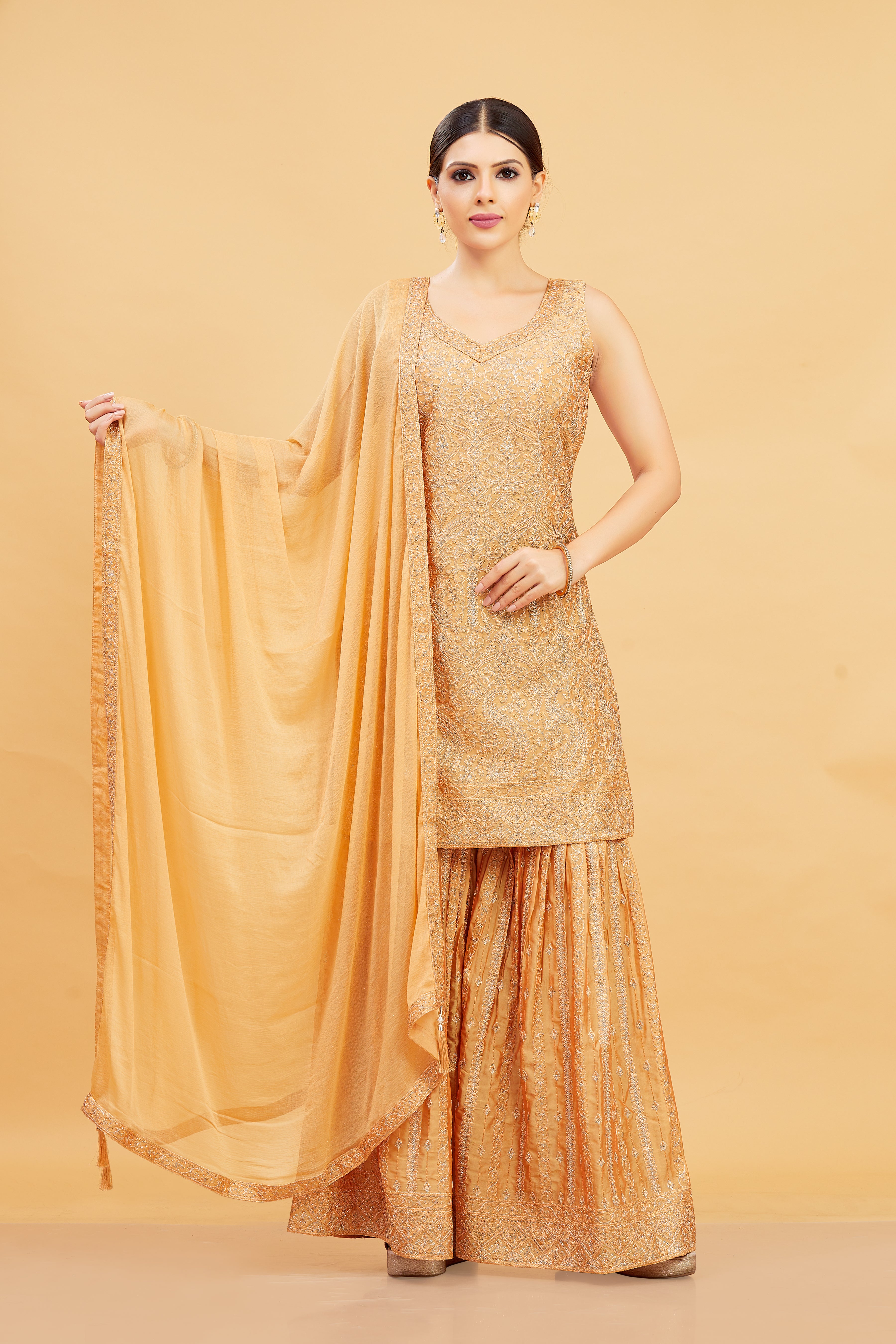 Riya Sharara Suit - Roop Darshan