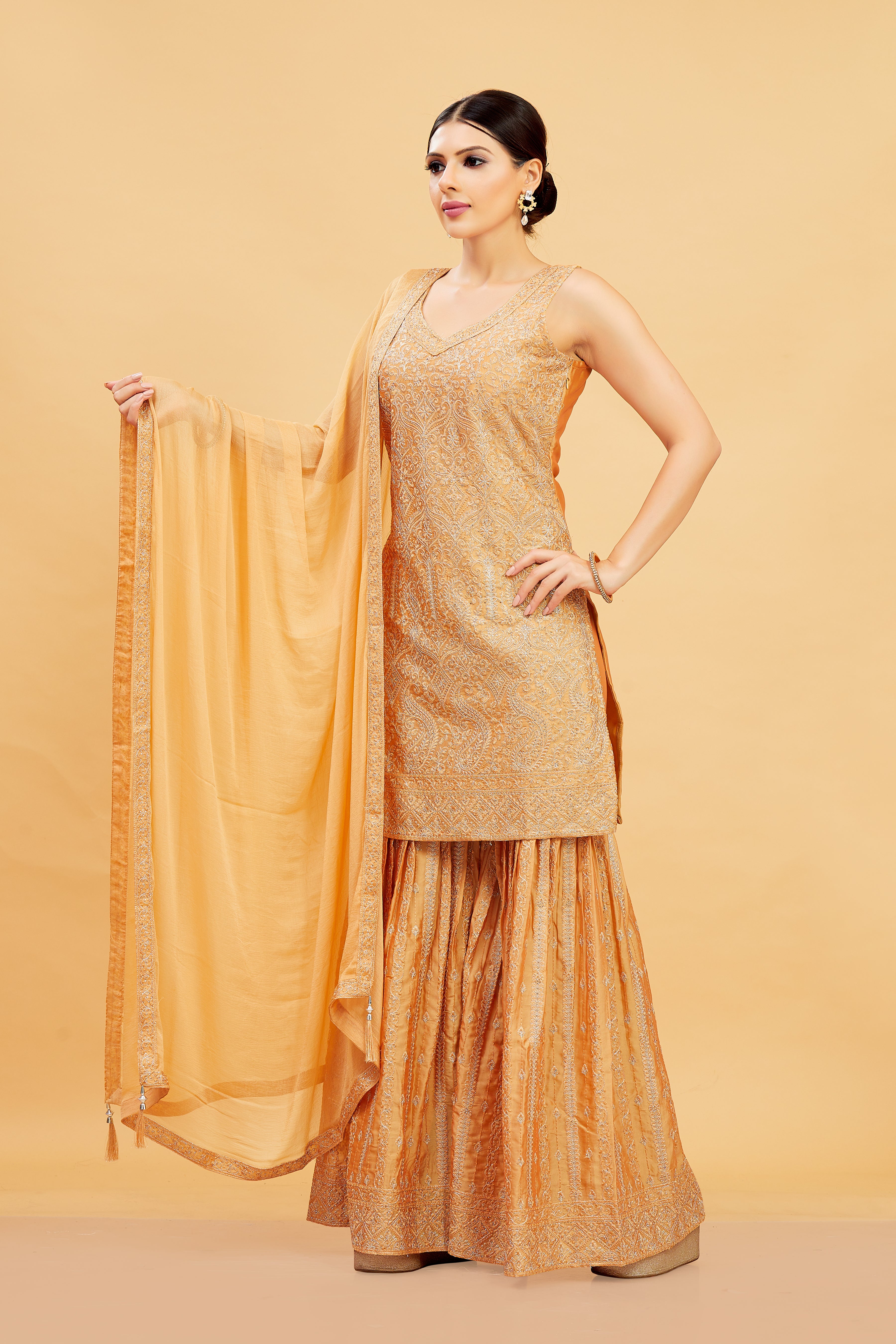Riya Sharara Suit - Roop Darshan