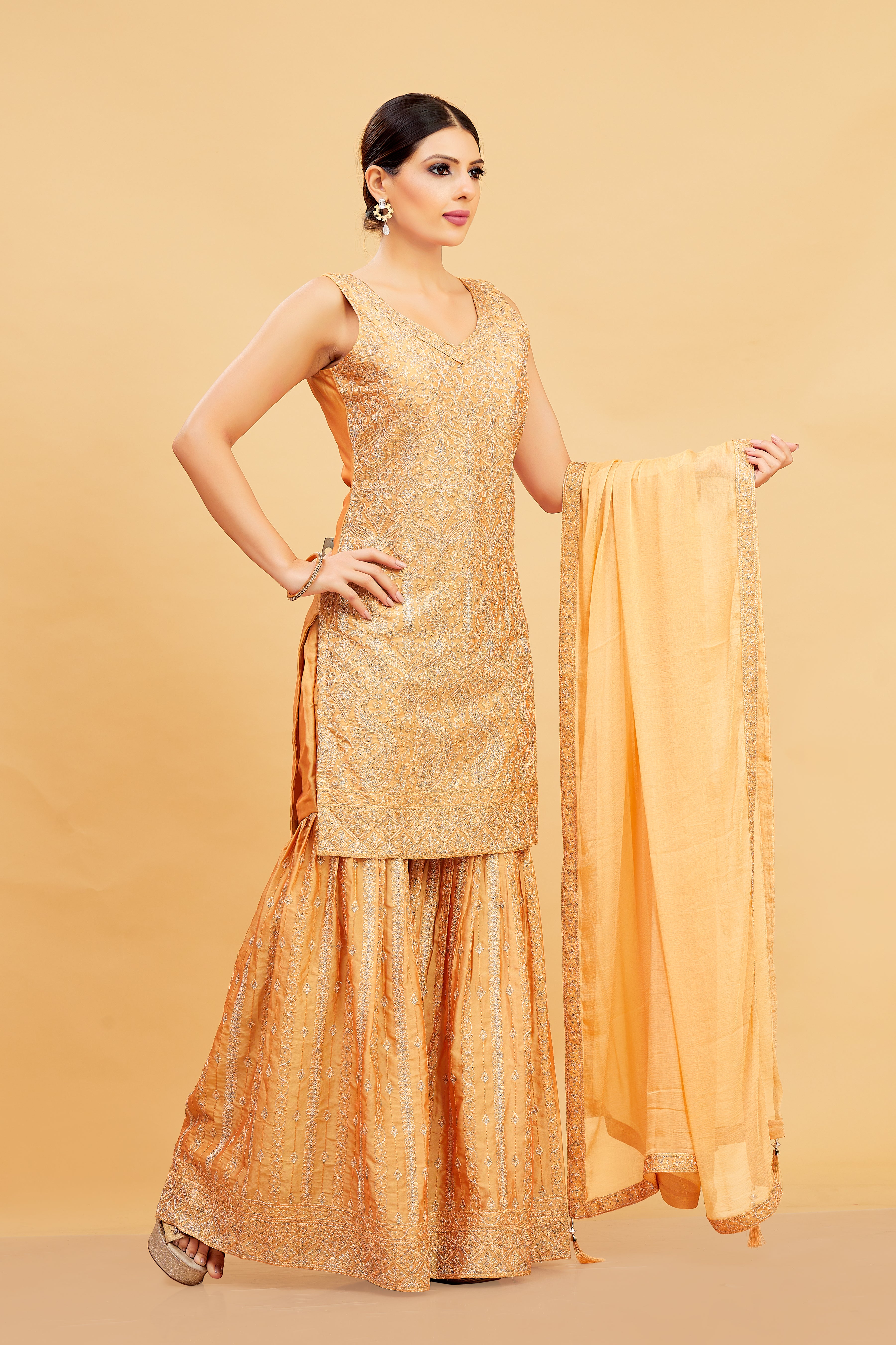 Riya Sharara Suit - Roop Darshan