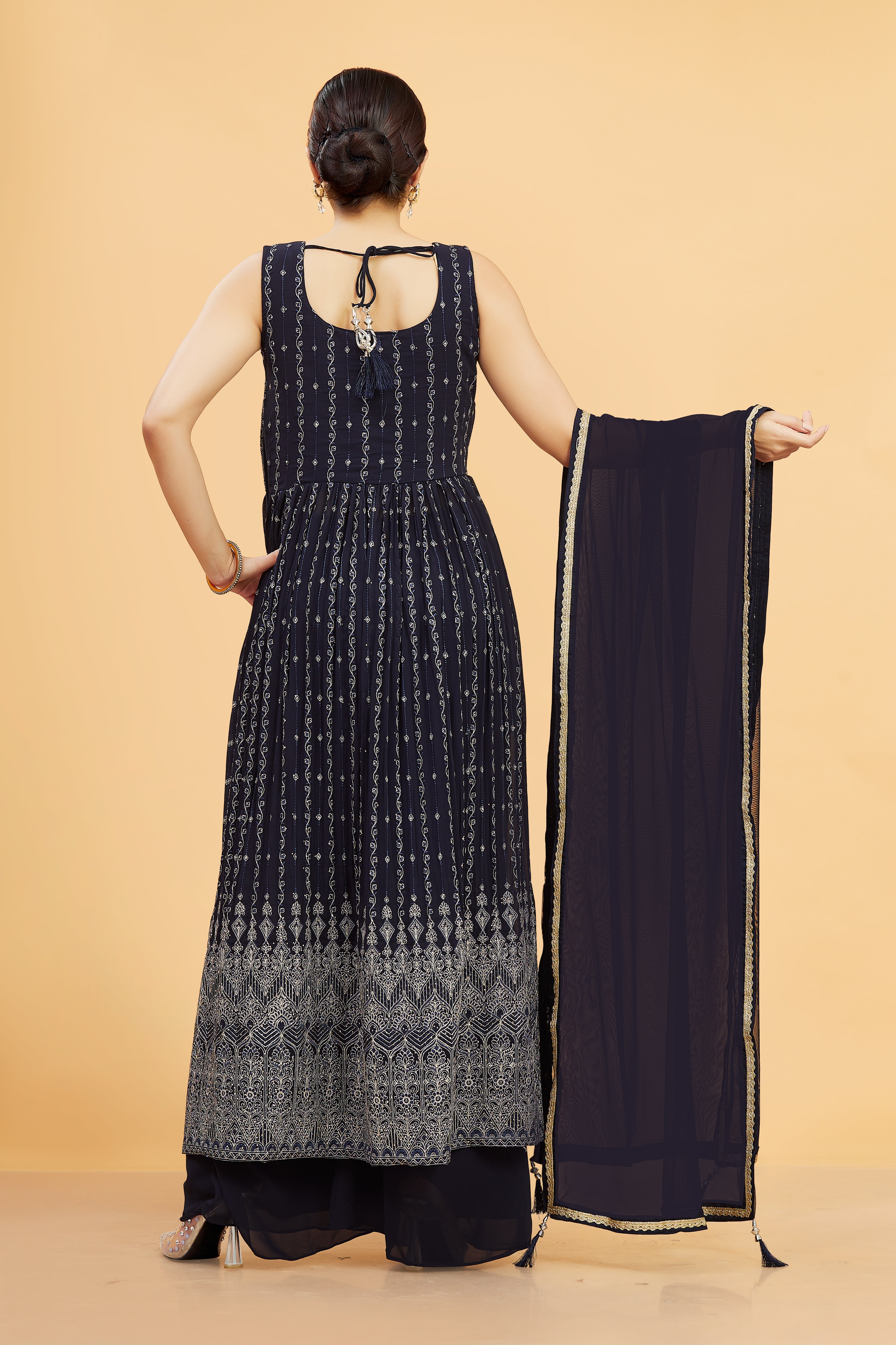 Maya Plazzo Suit - Roop Darshan