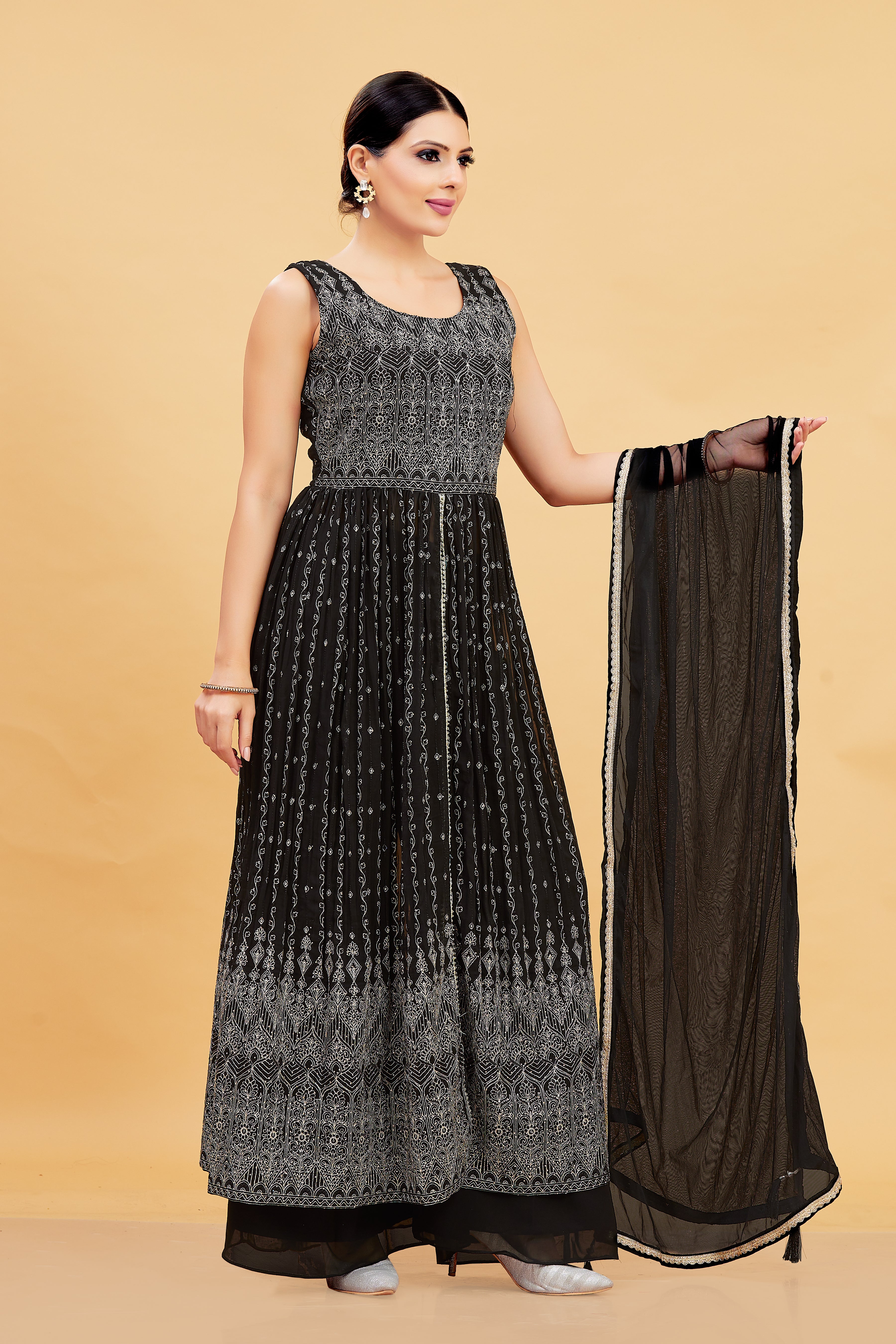Maya Plazzo Suit - Roop Darshan