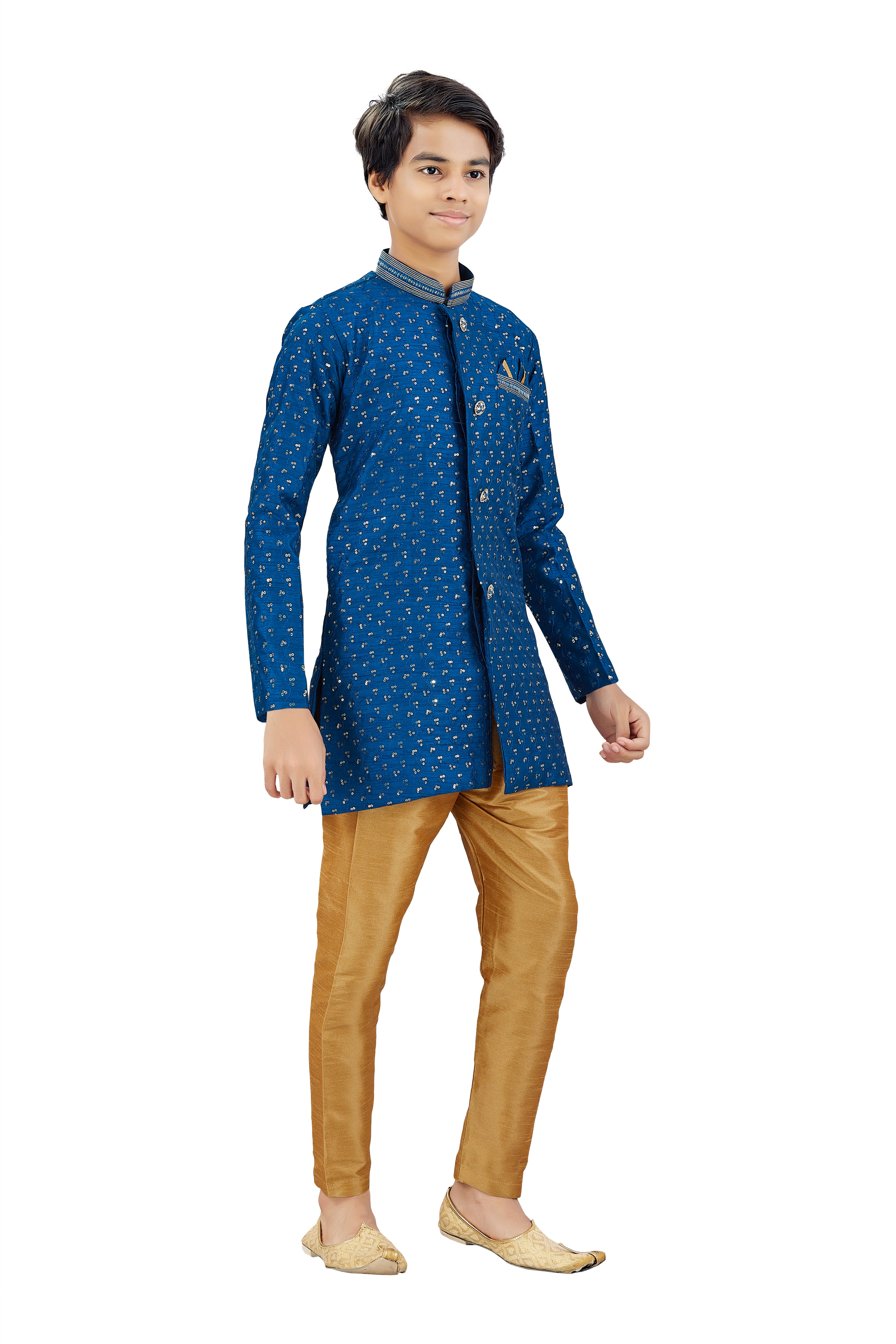 Boys Silk Kurta Set - Roop Darshan