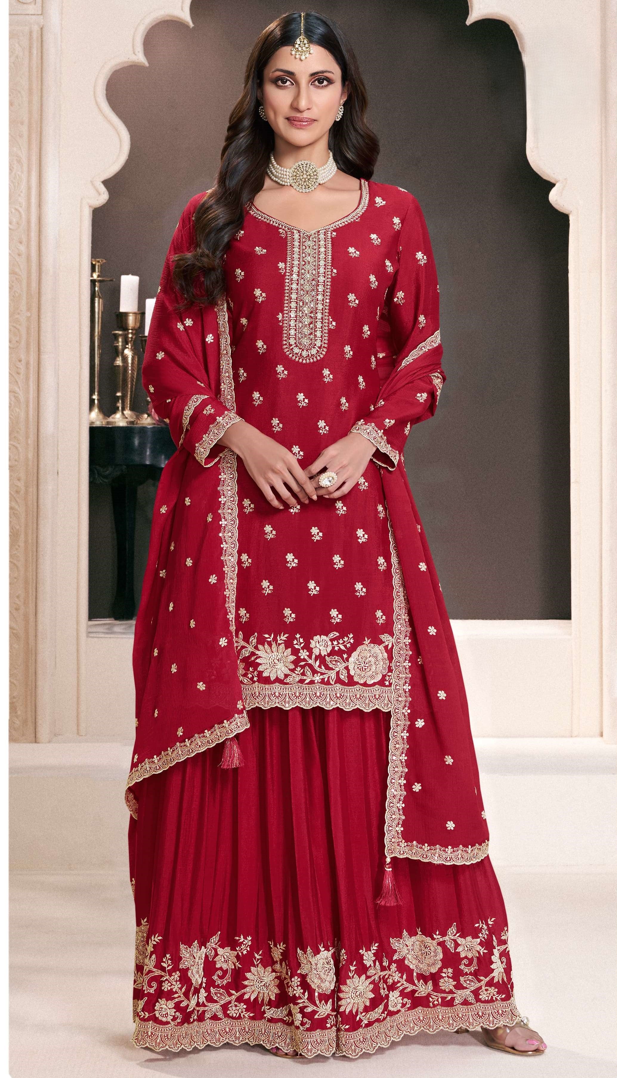 Suhana Palazzo Suit - Roop Darshan