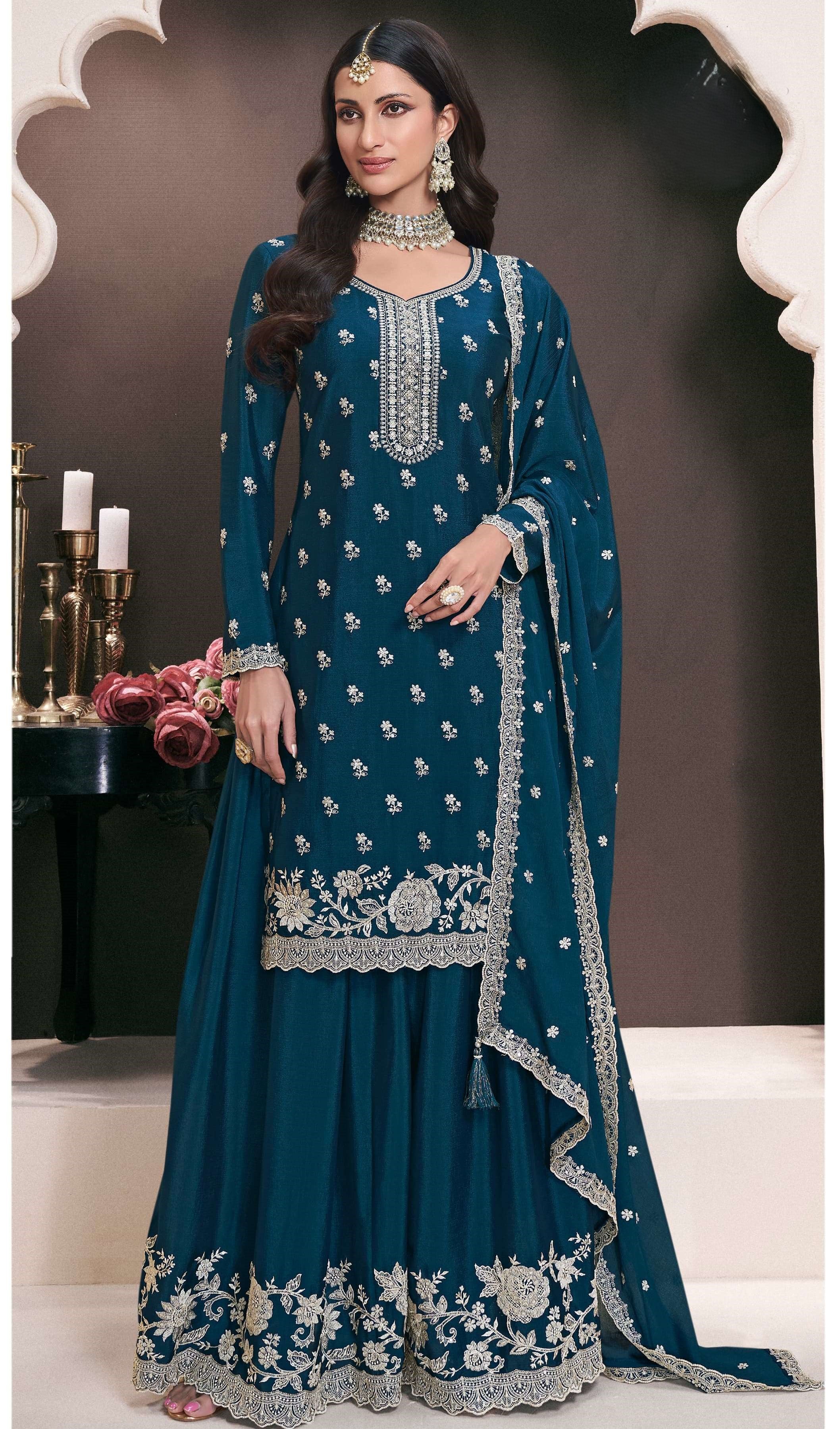 Suhana Palazzo Suit - Roop Darshan