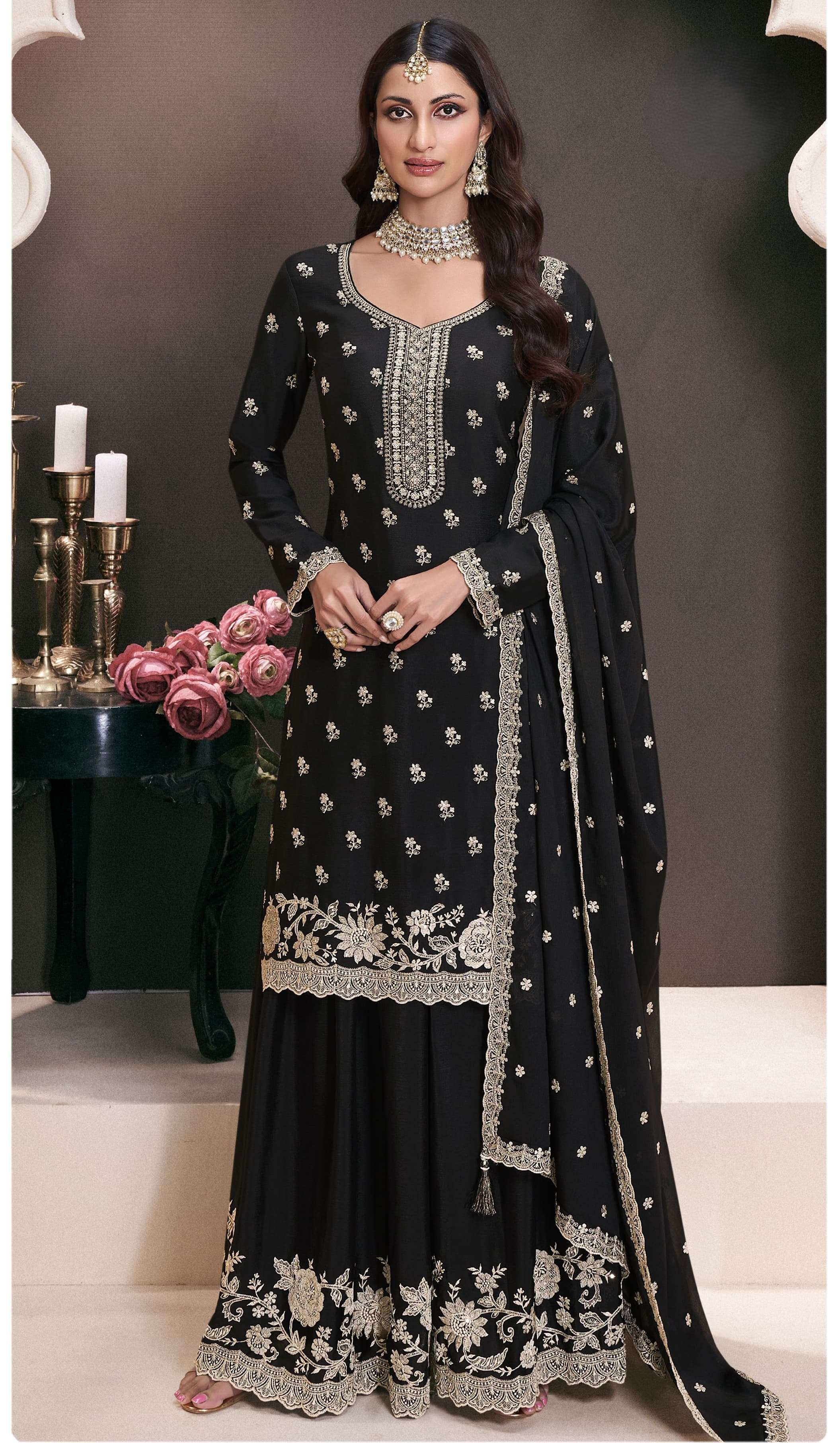 Suhana Palazzo Suit - Roop Darshan