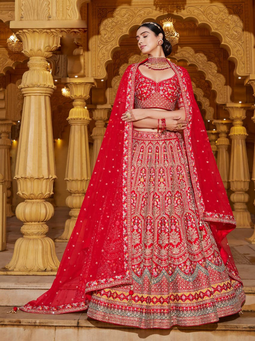 Enjal Unstitched Lehenga Choli - Roop Darshan