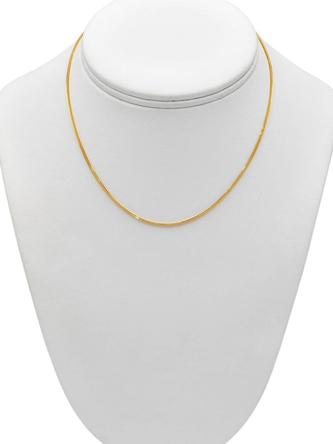 22ct Gold Fox Tail Chain - 35 cm - Roop Darshan