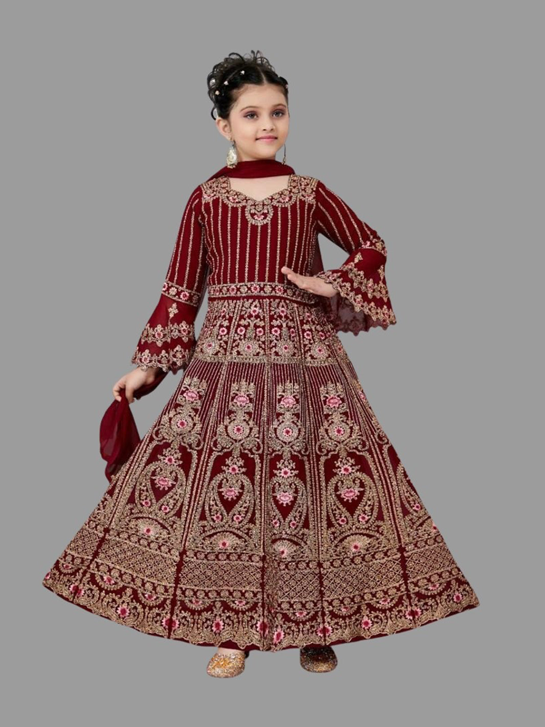 Saloni Flair Suit - Roop Darshan