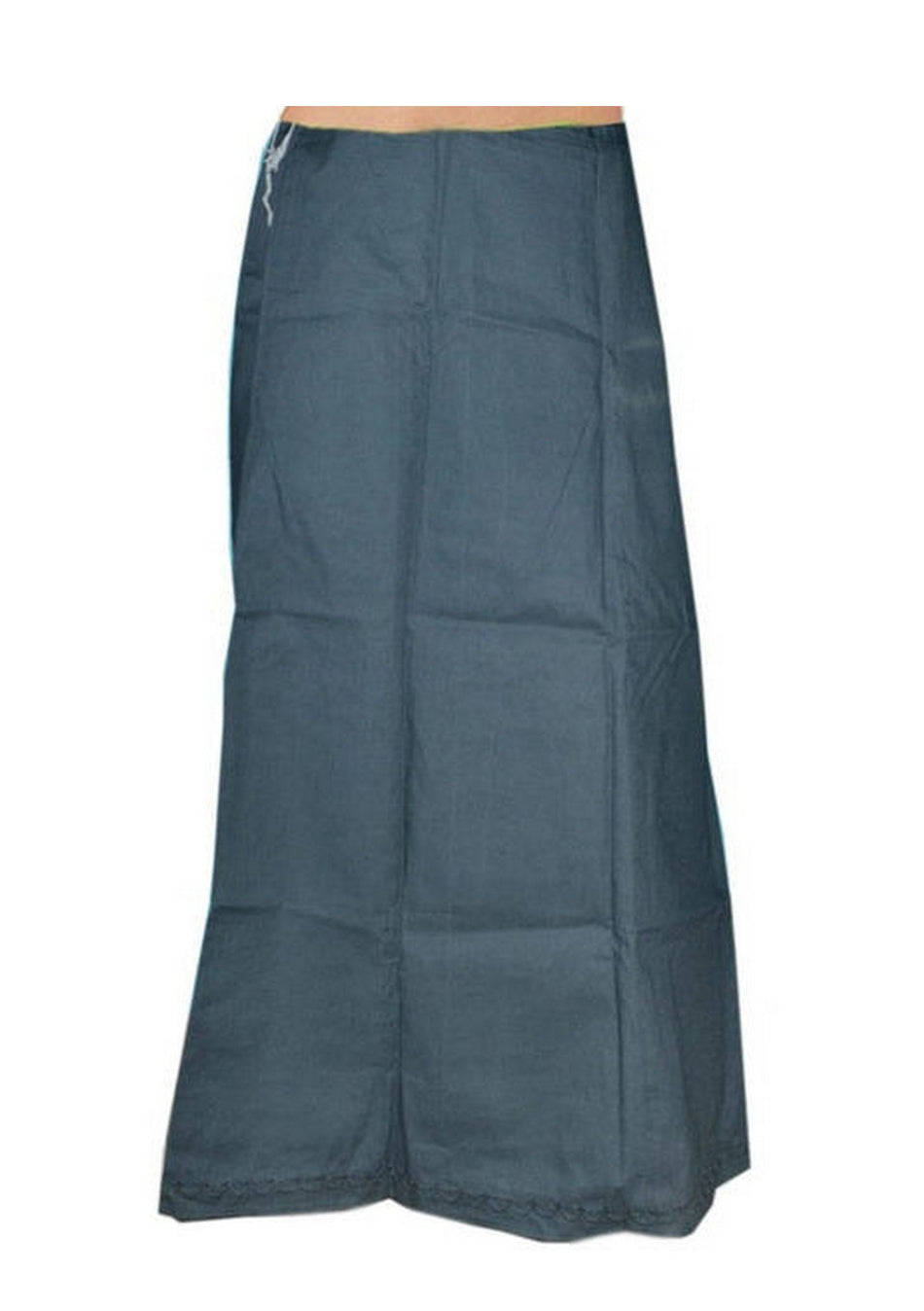 Grey Cotton Petticoat - Roop Darshan