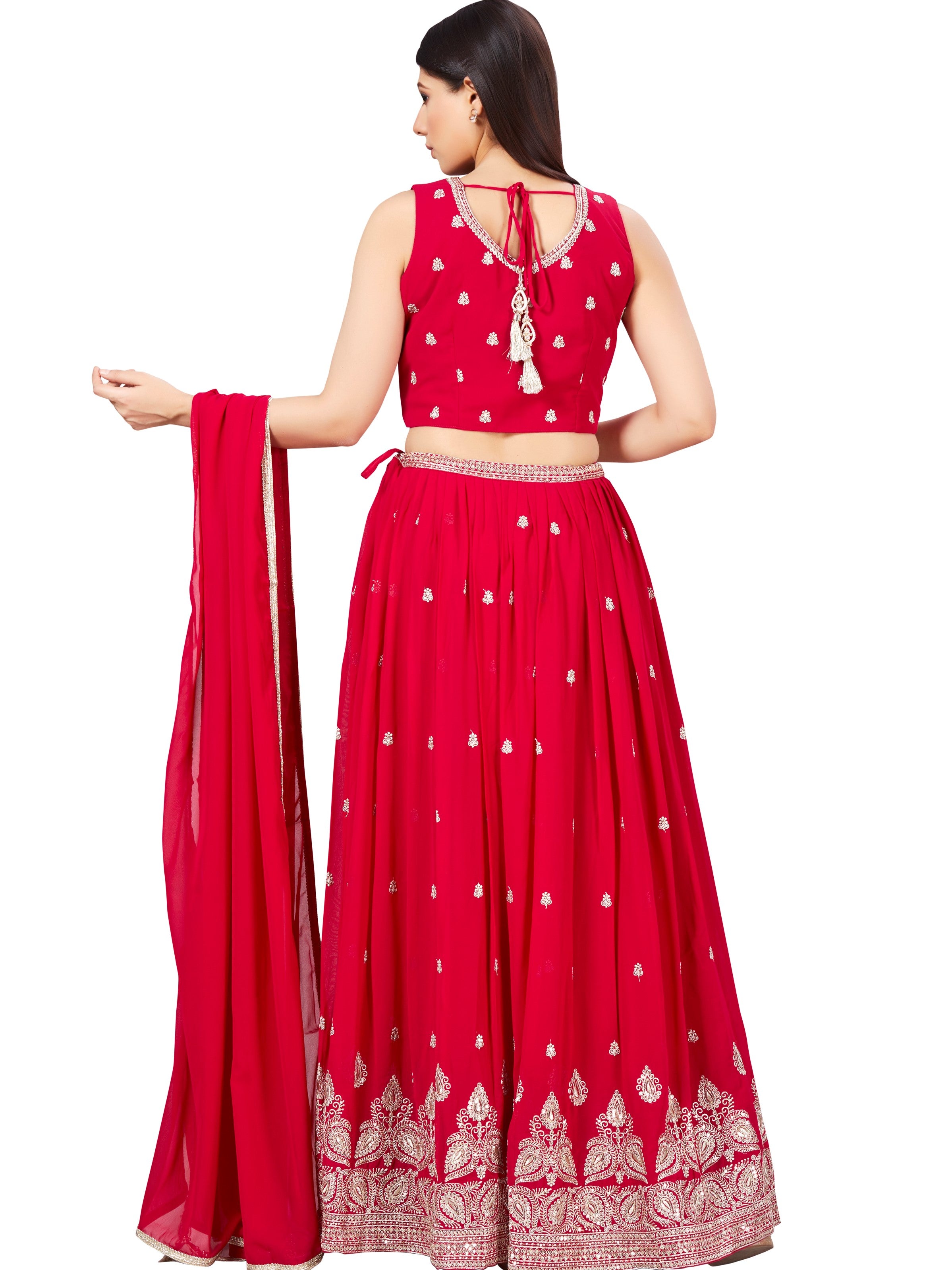 Neela Lehenga Choli - Roop Darshan