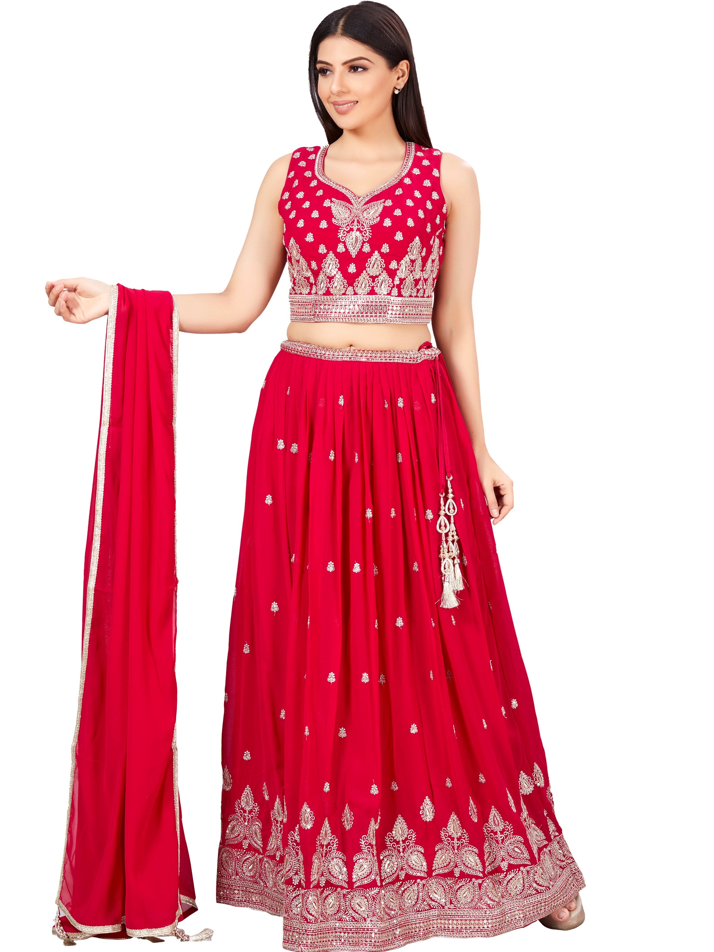 Neela Lehenga Choli - Roop Darshan