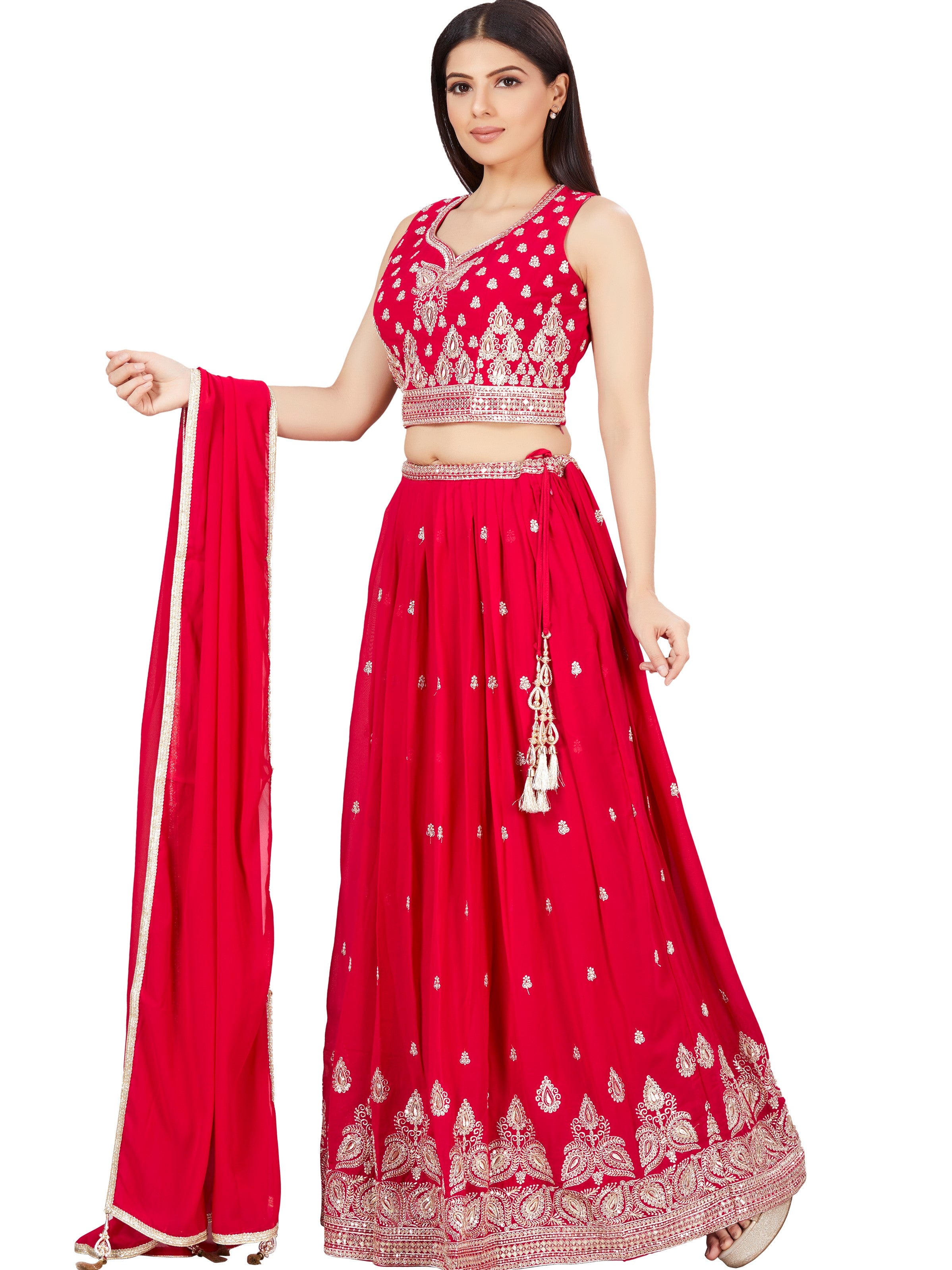 Neela Lehenga Choli - Roop Darshan