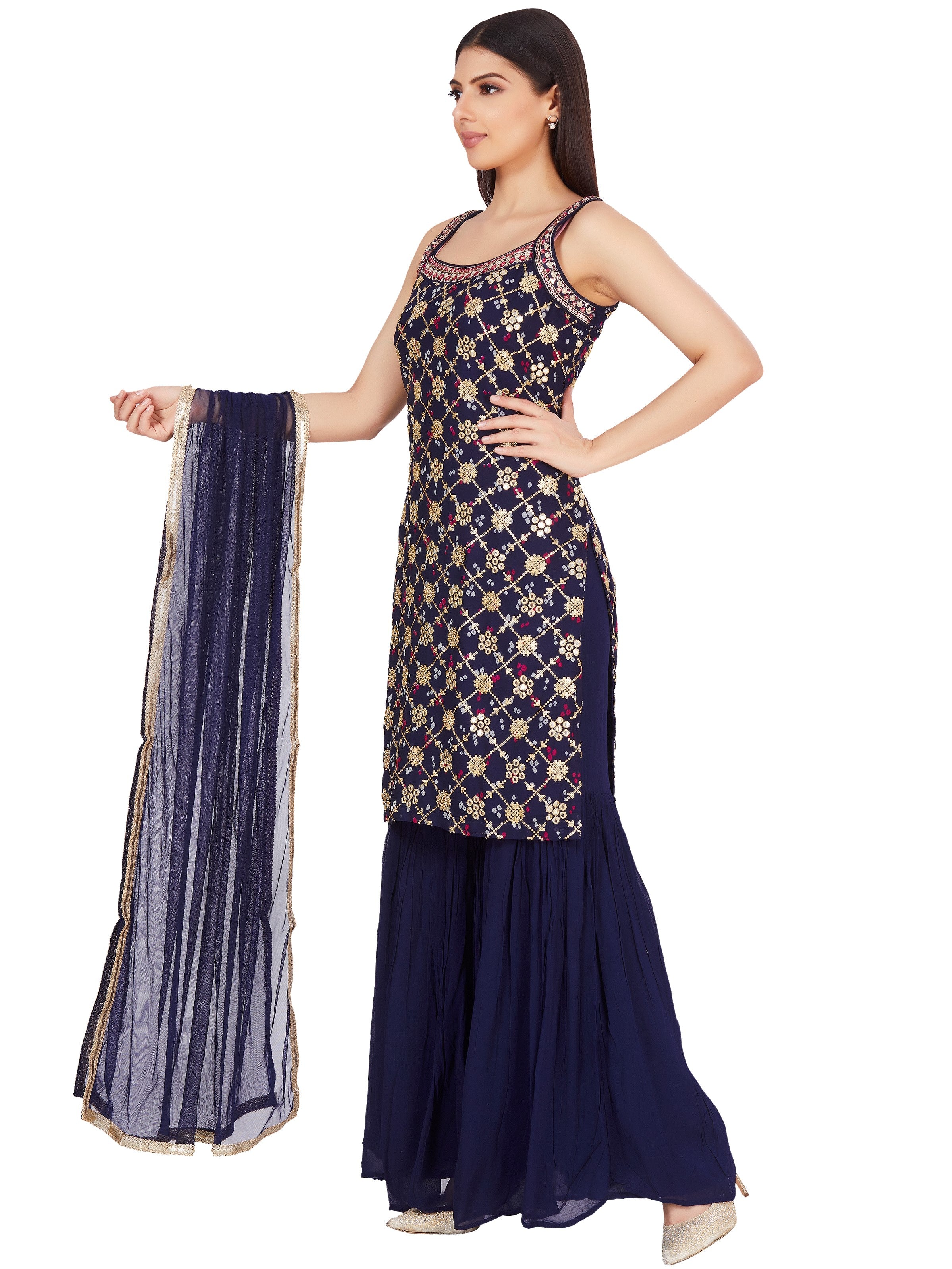 Kavita Sharara Suit - Roop Darshan