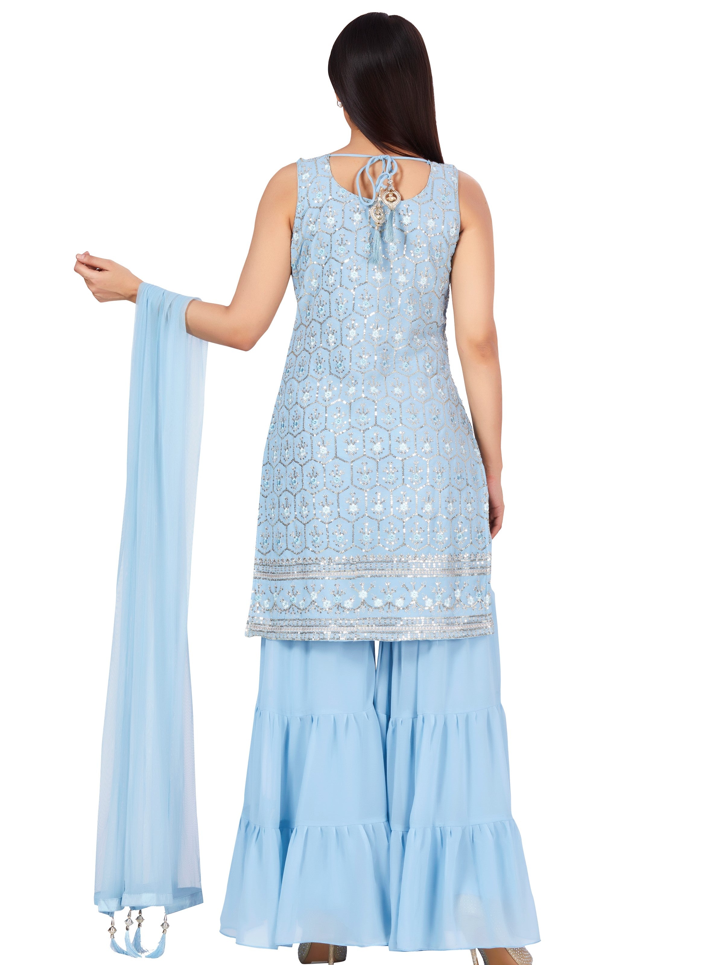 Afsana Sharara Suit - Roop Darshan
