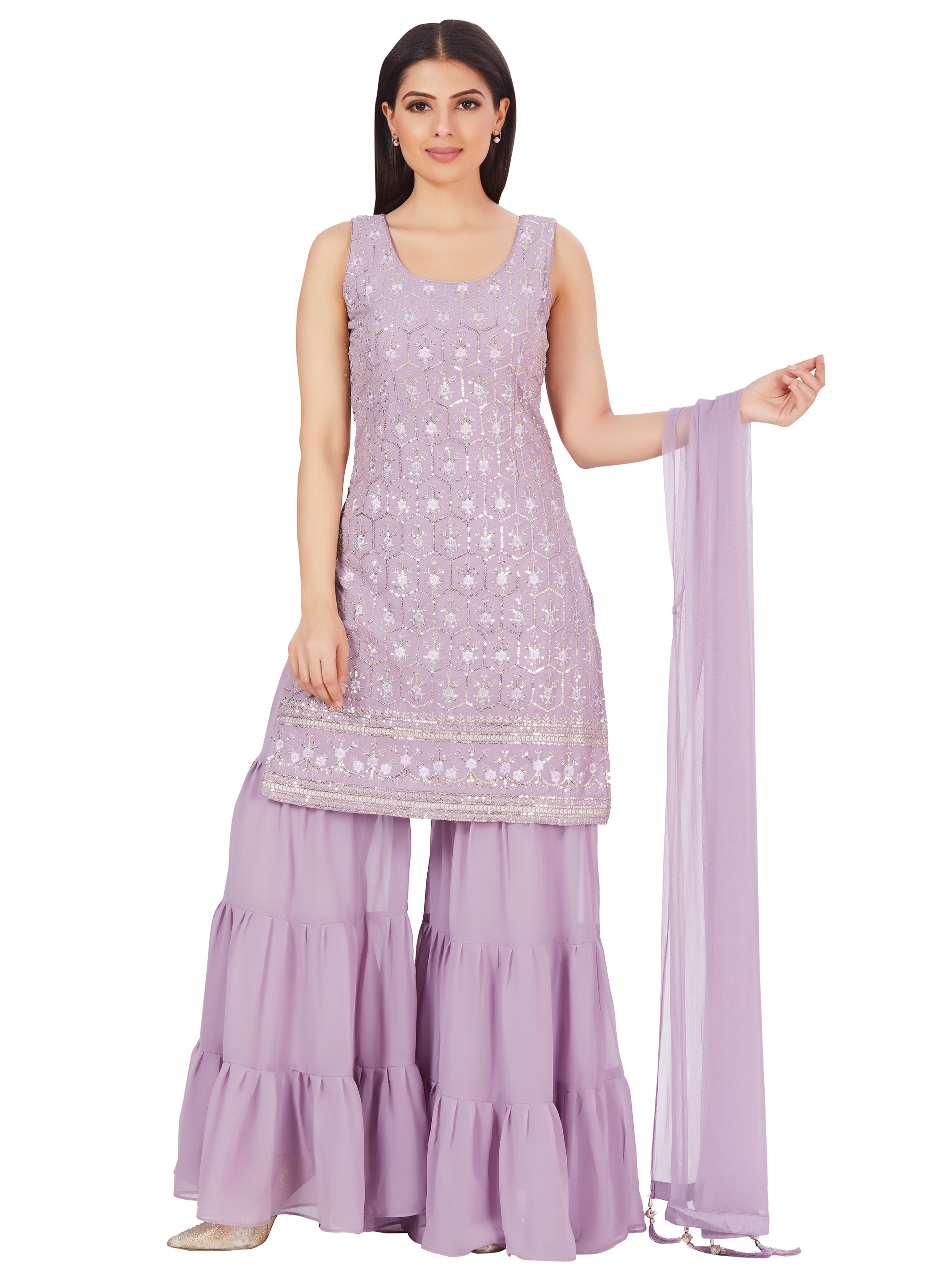 Afsana Sharara Suit - Roop Darshan