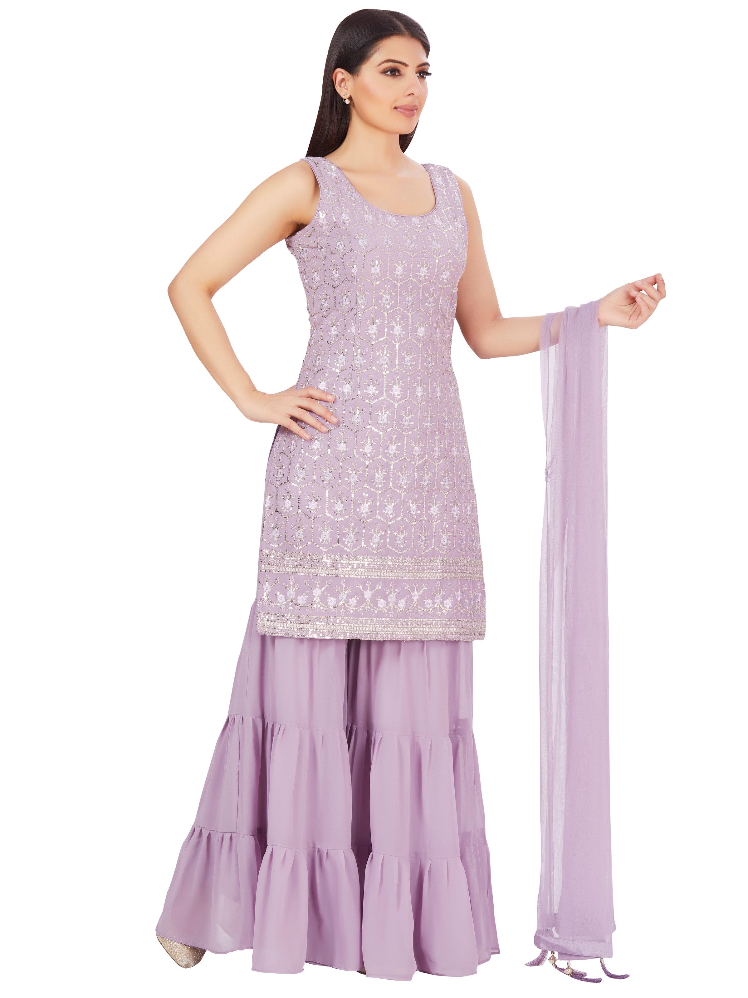 Afsana Sharara Suit - Roop Darshan