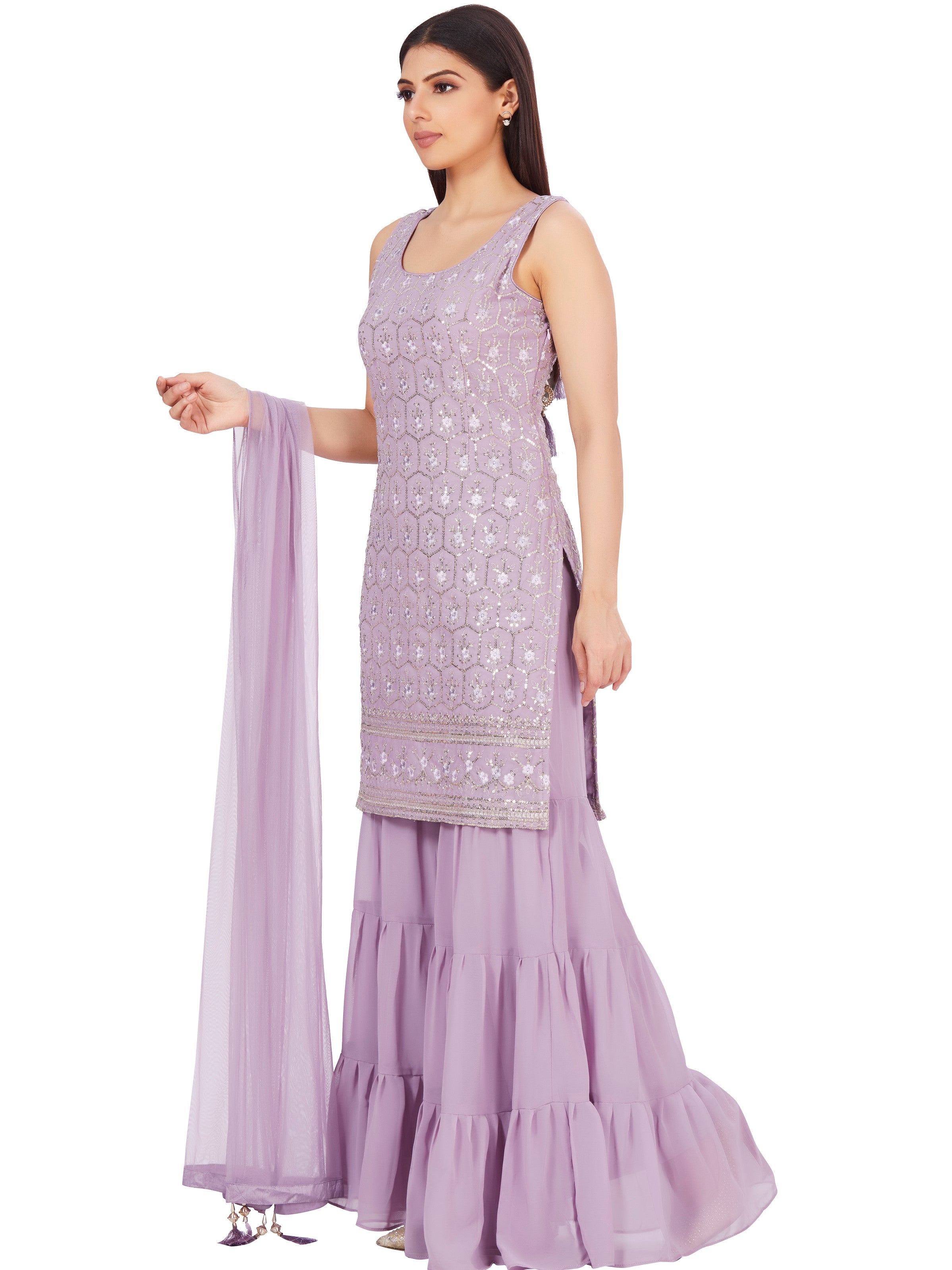 Afsana Sharara Suit - Roop Darshan