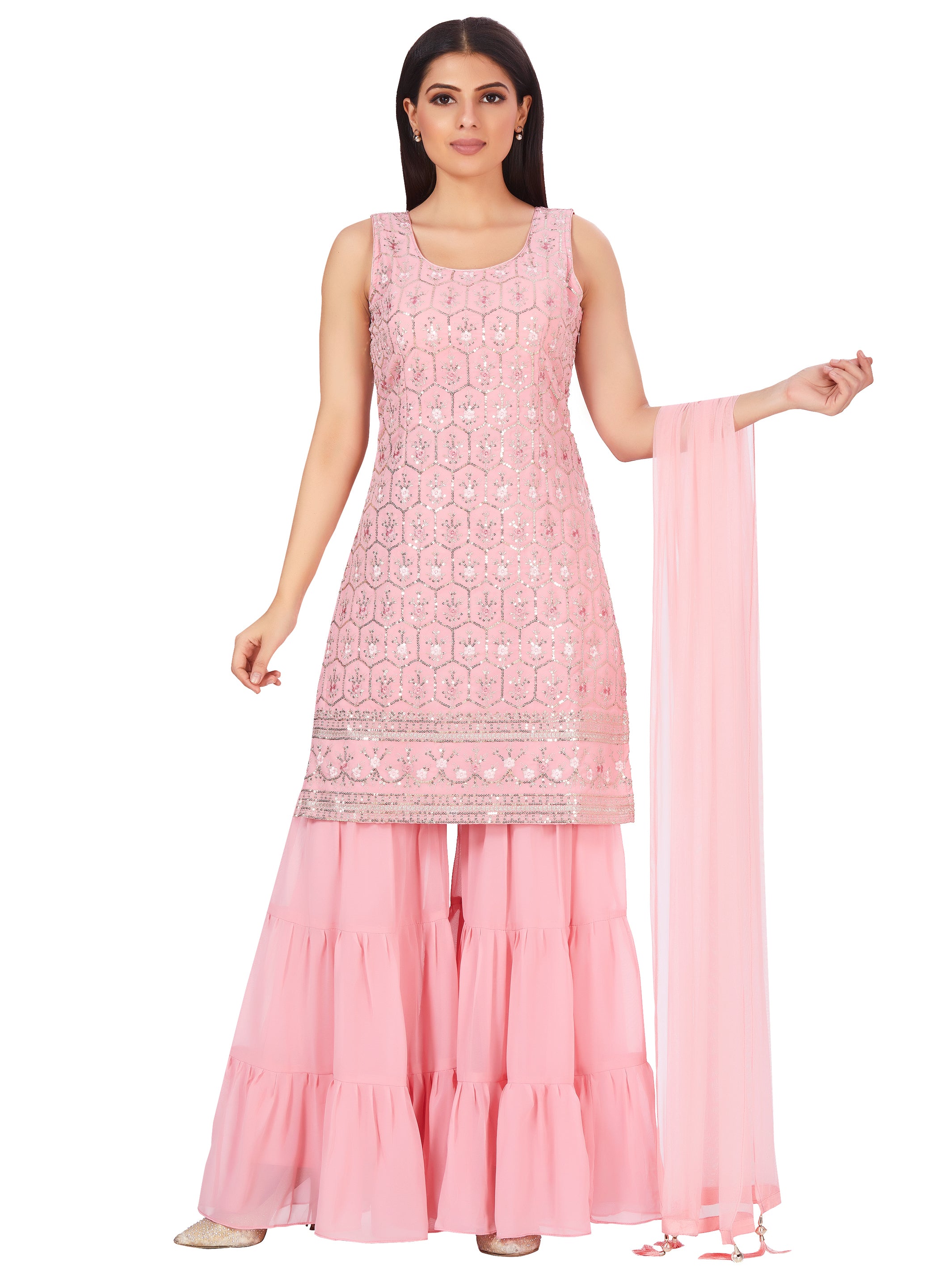 Afsana Sharara Suit - Roop Darshan