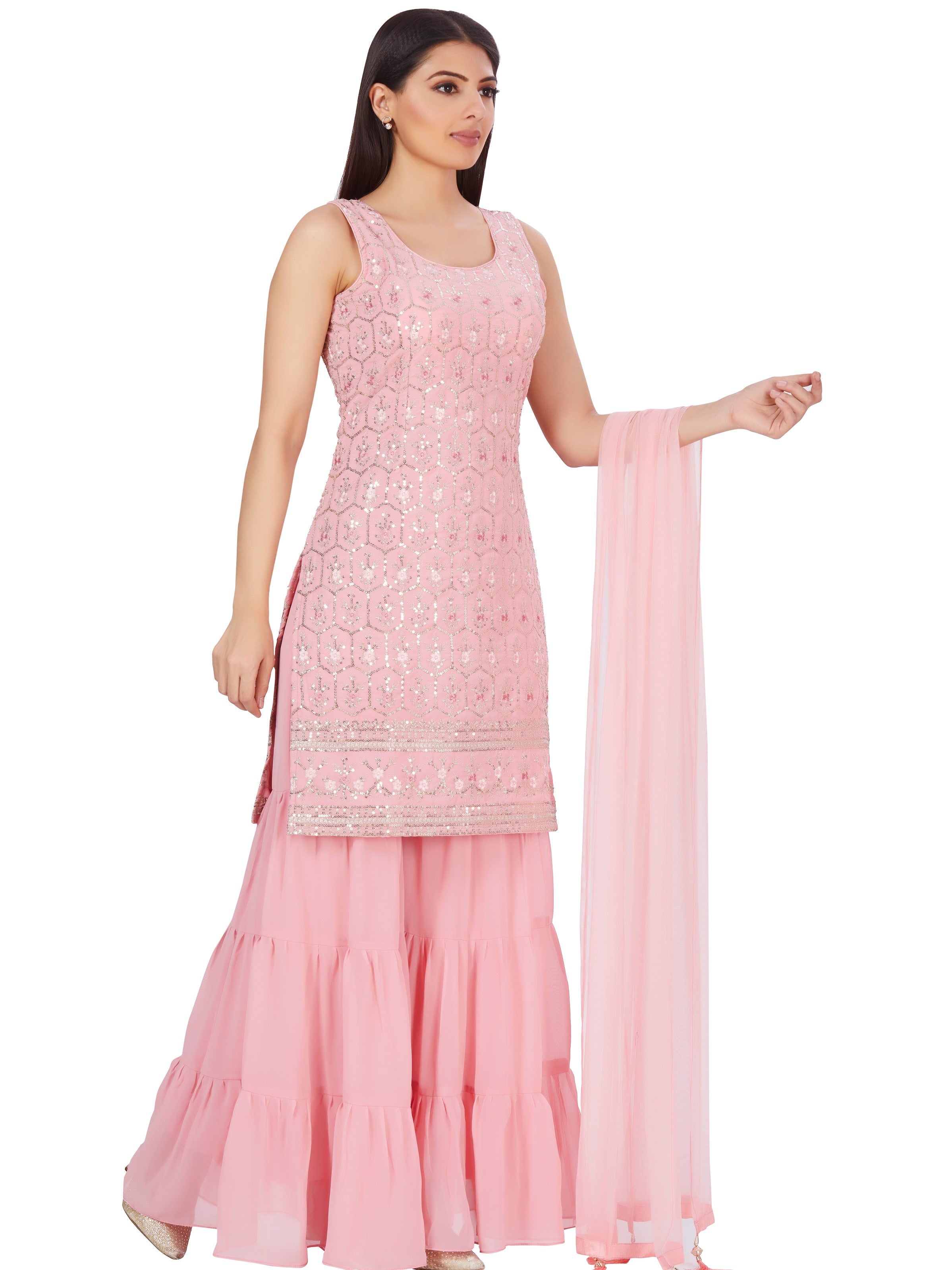 Afsana Sharara Suit - Roop Darshan