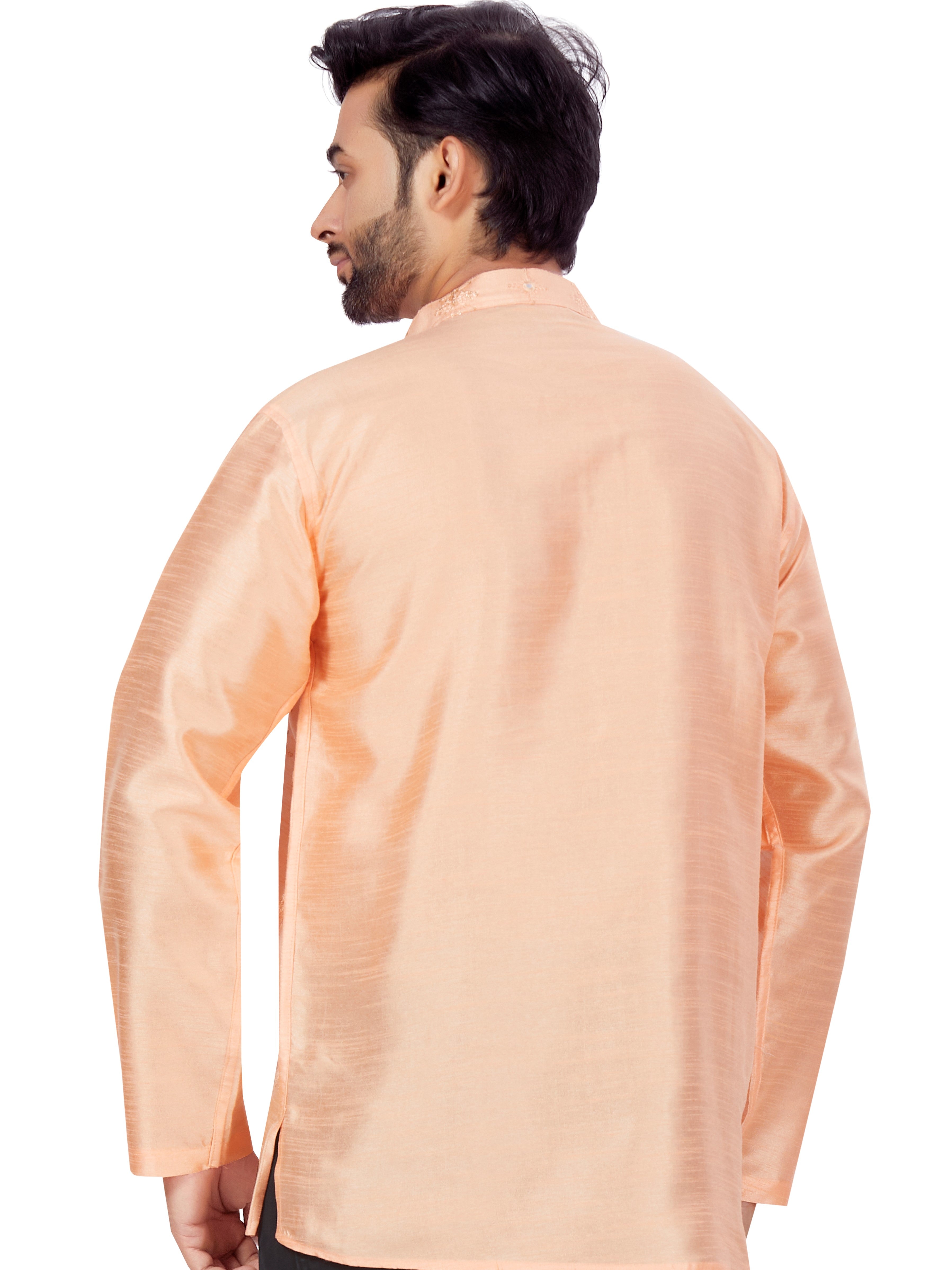 Mens Sequin Embroidered Kurti - Roop Darshan