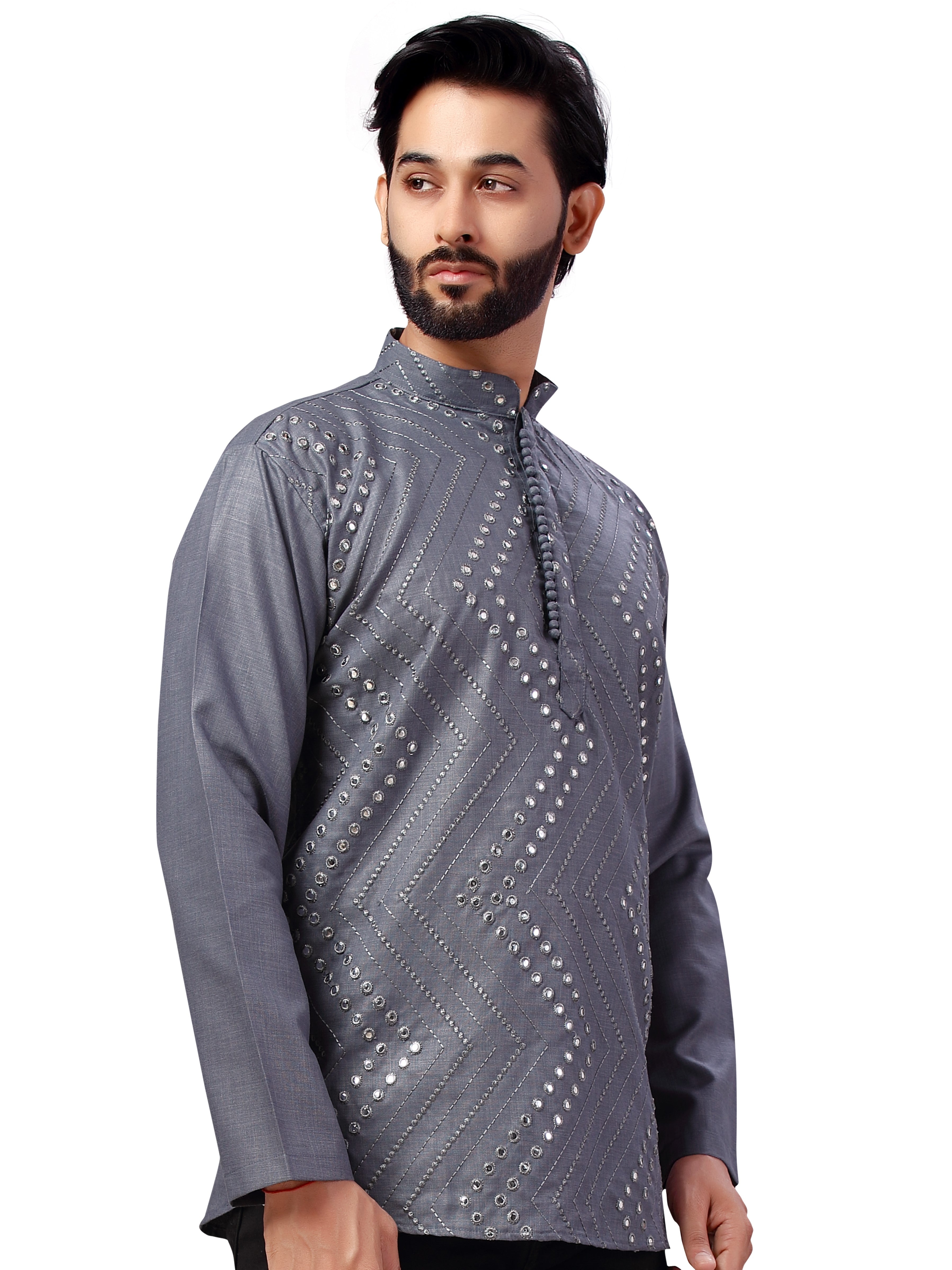 Mens Aabhla Work Kurti - Roop Darshan