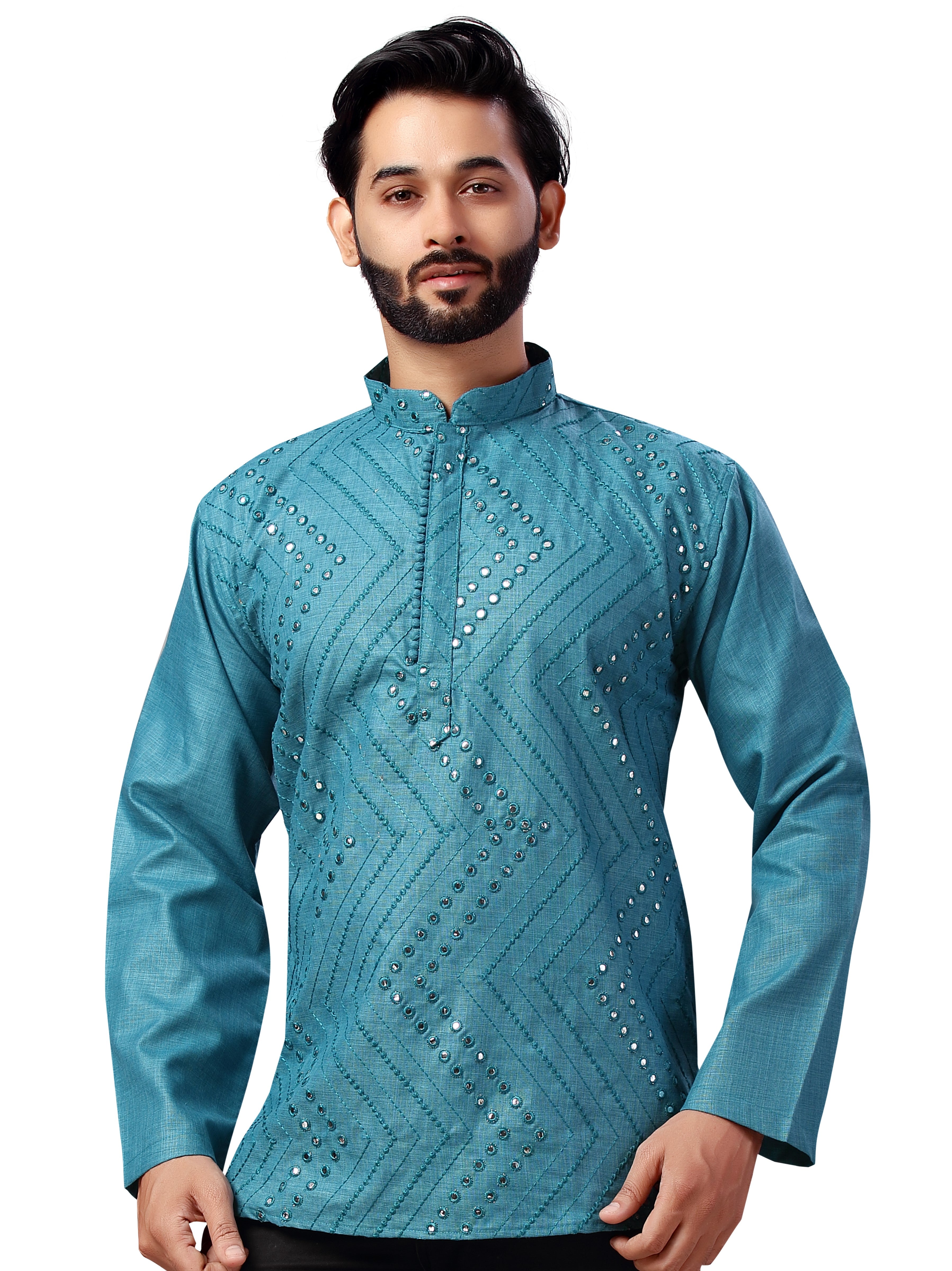 Mens Aabhla Work Kurti - Roop Darshan