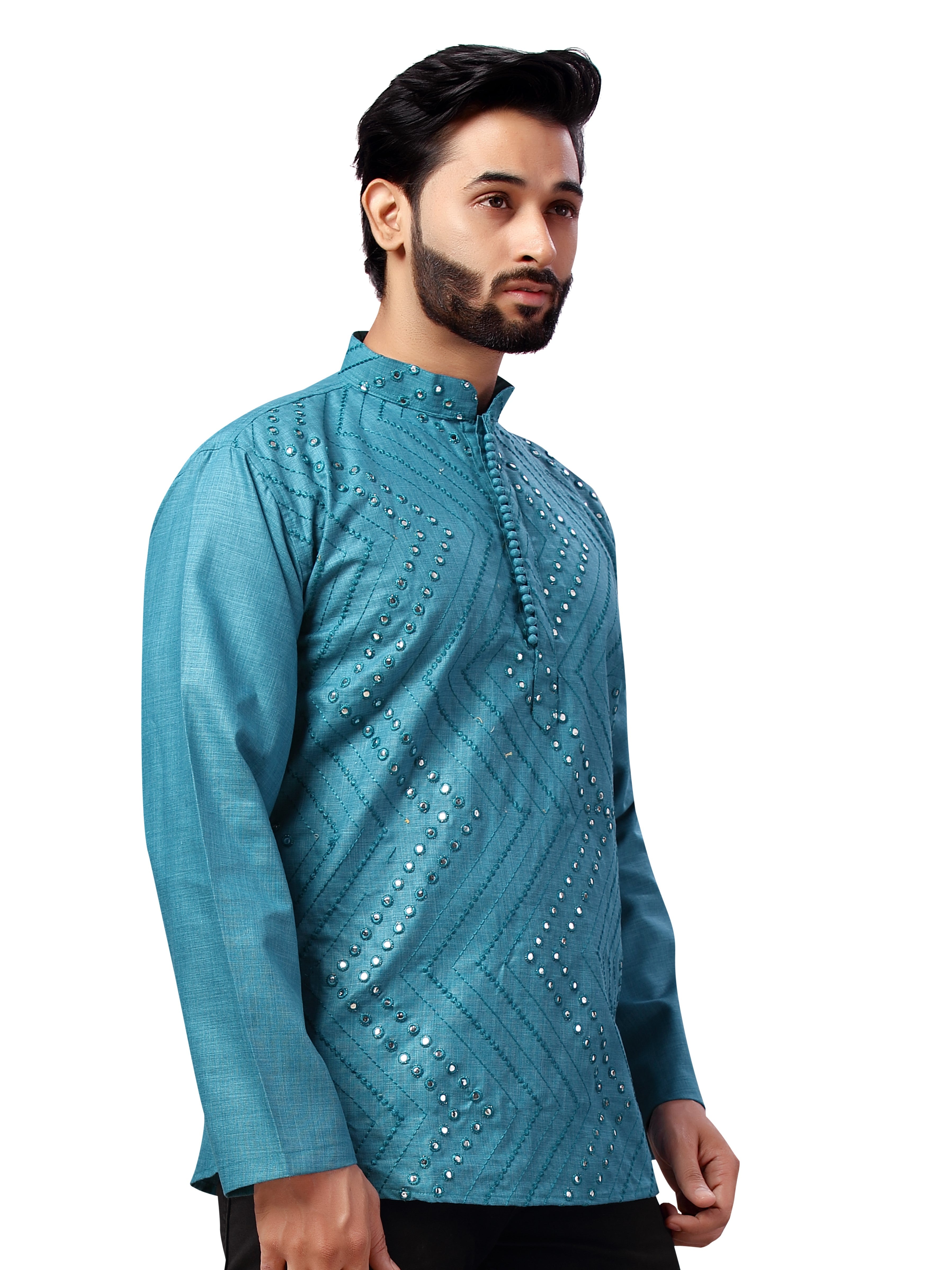 Mens Aabhla Work Kurti - Roop Darshan