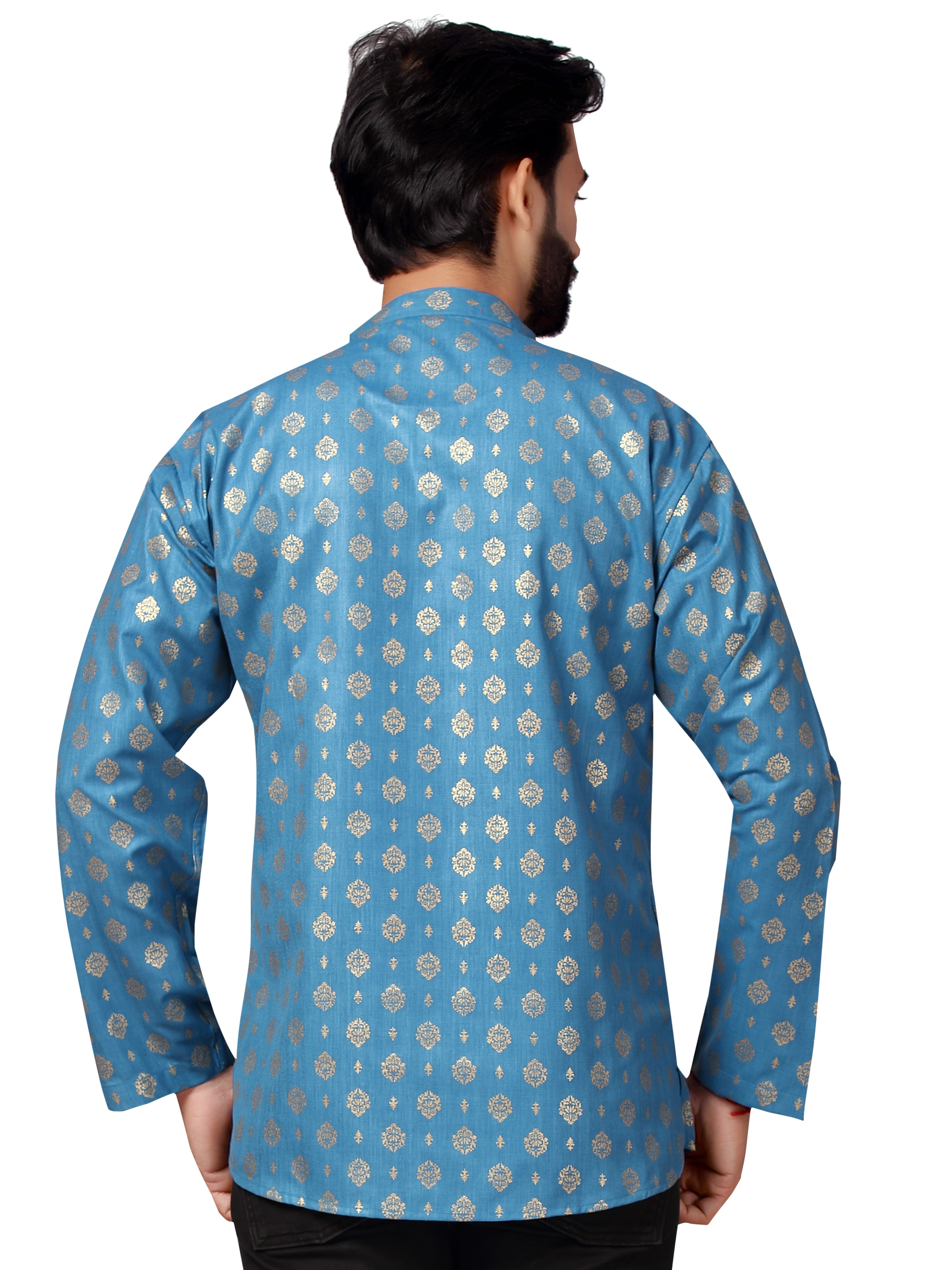Mens Printed Kurti - Roop Darshan