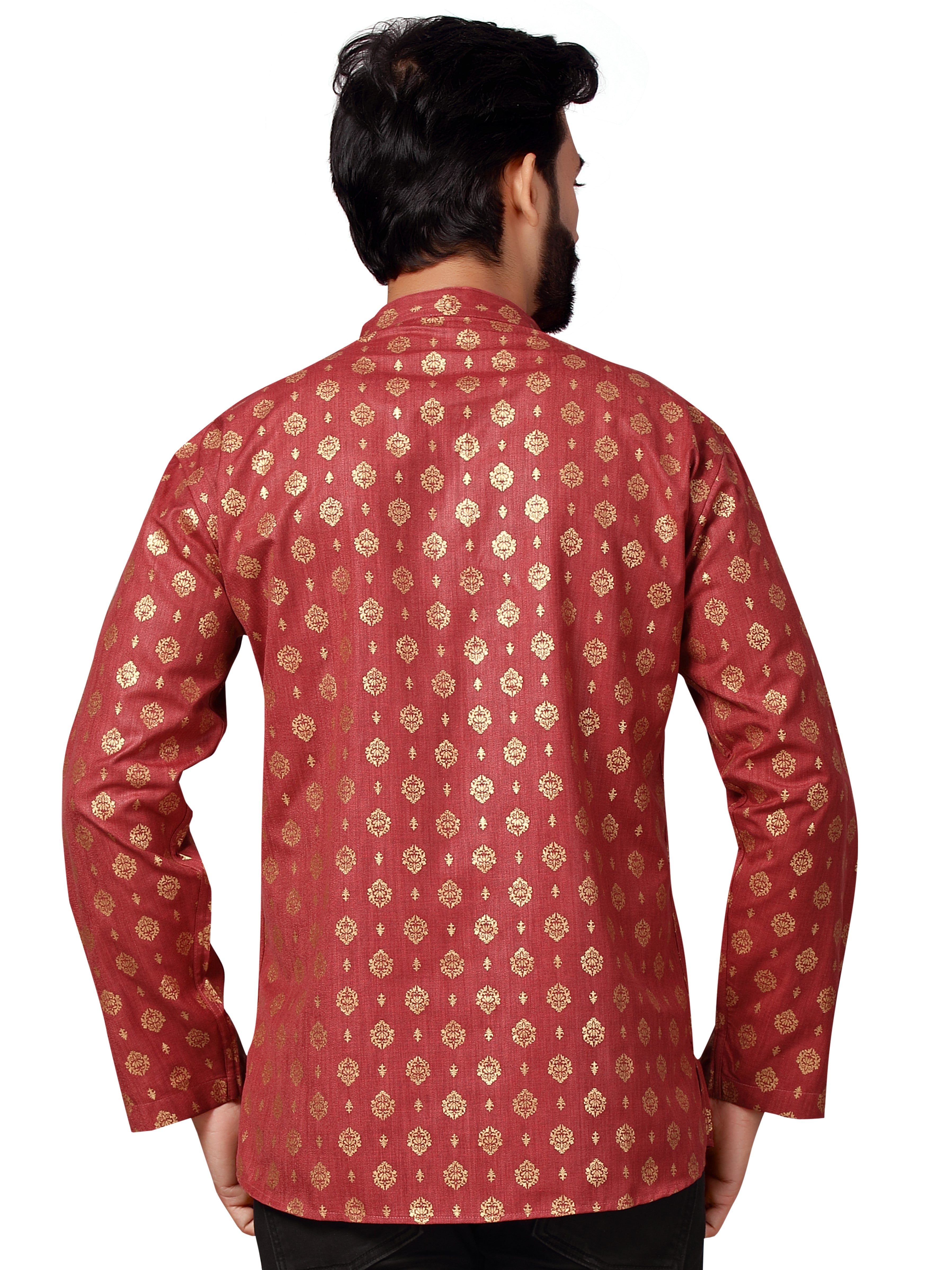 Mens Printed Kurti - Roop Darshan