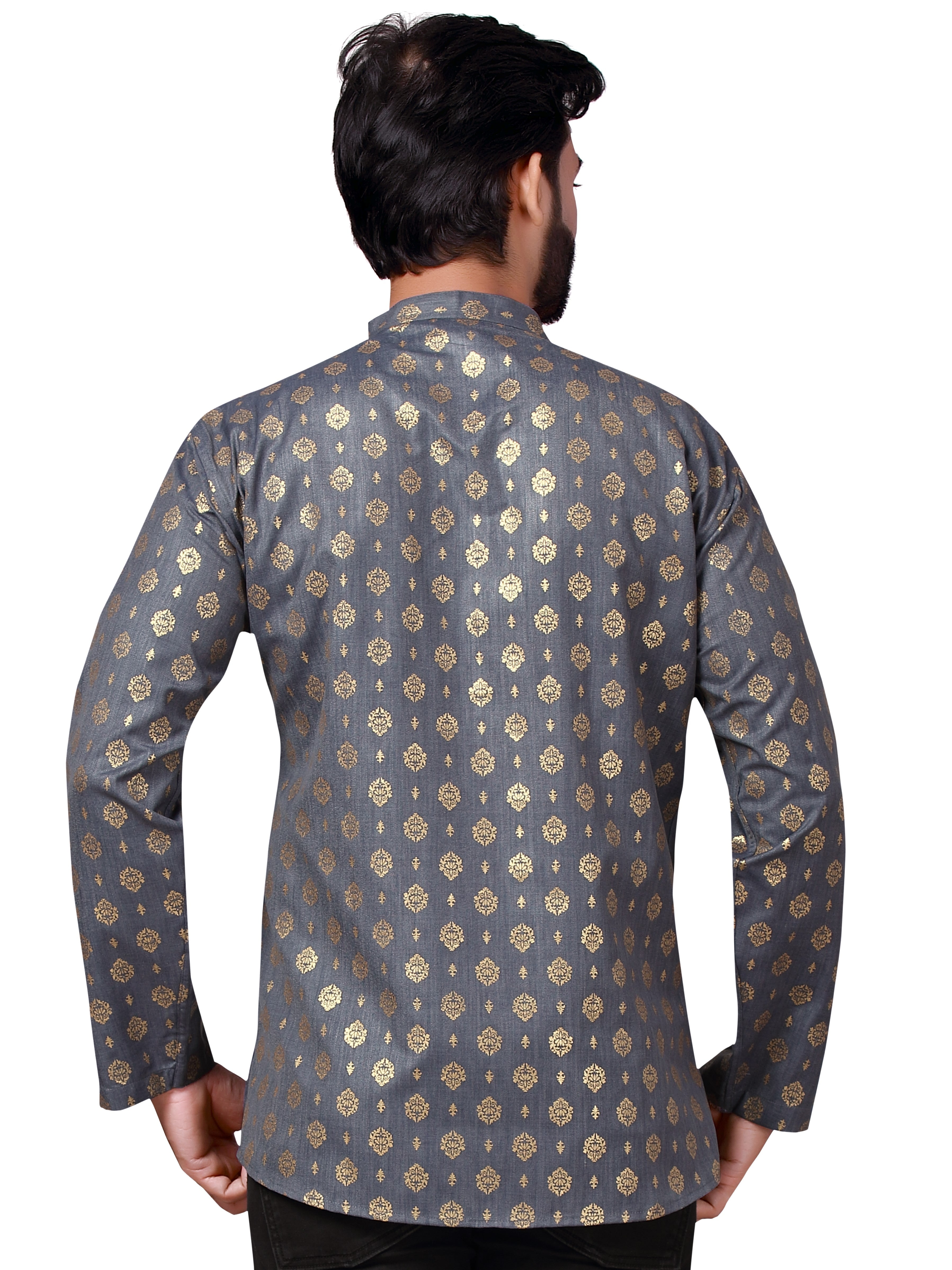 Mens Printed Kurti - Roop Darshan
