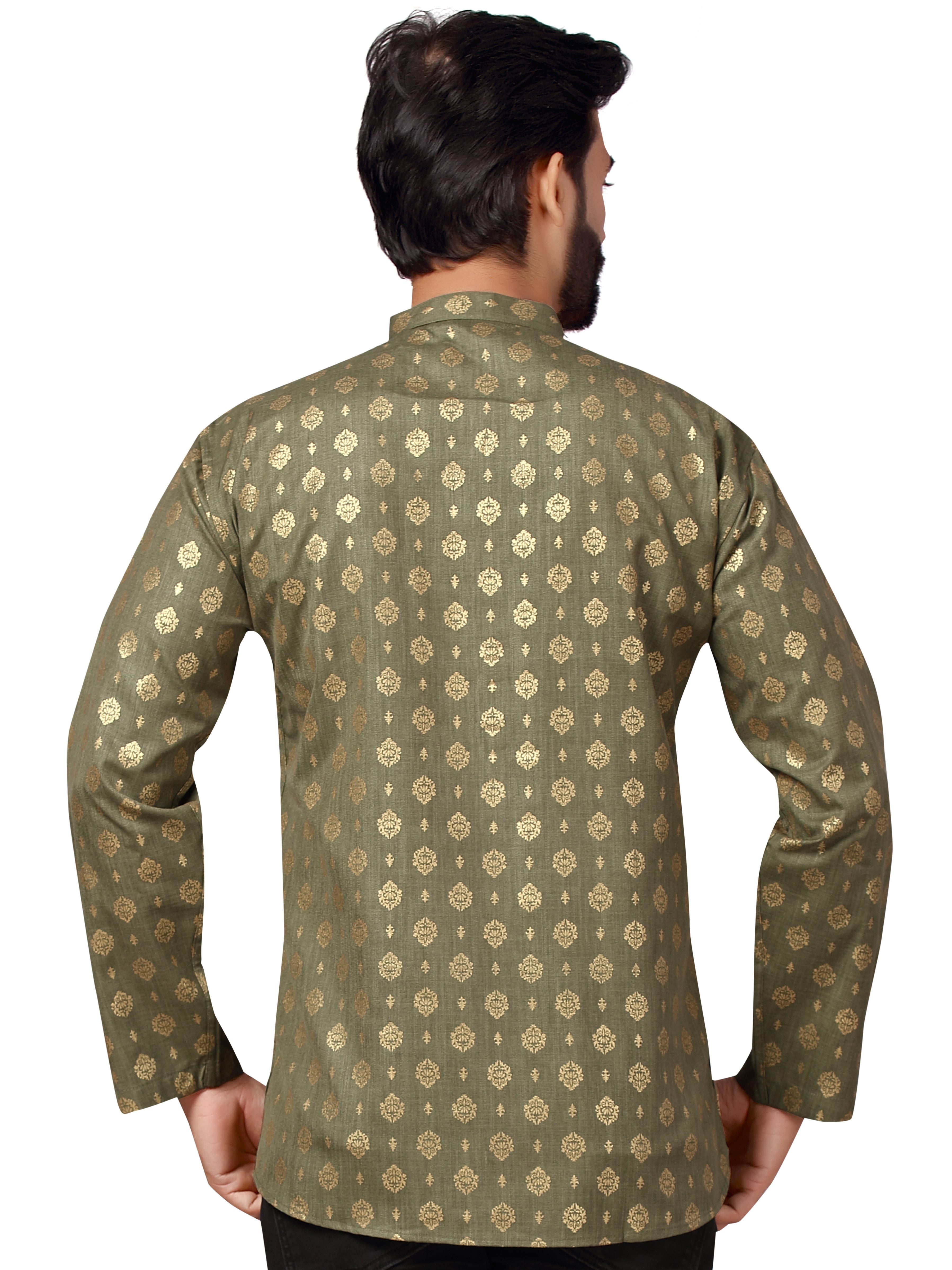 Mens Printed Kurti - Roop Darshan