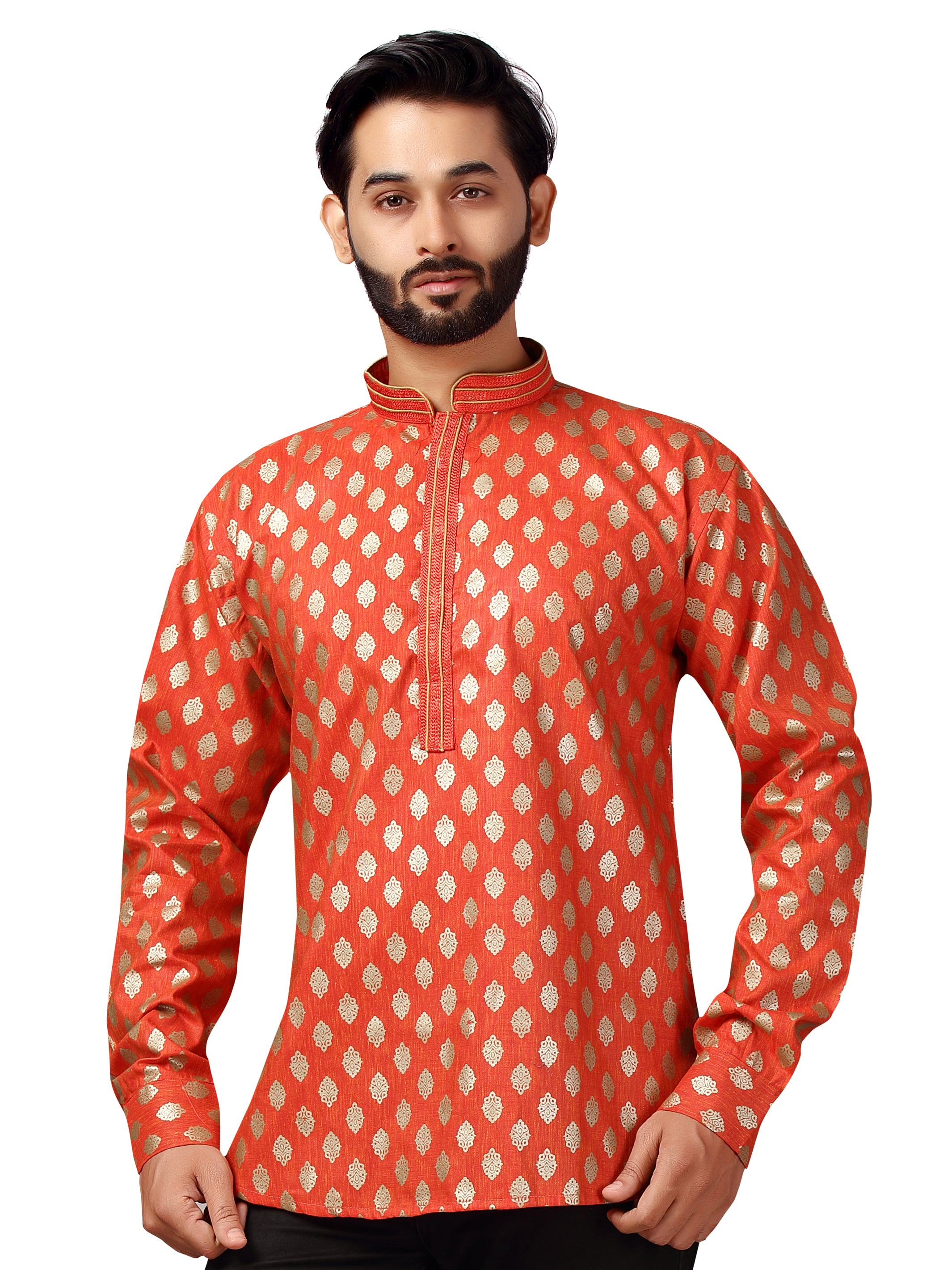 Mens Printed Kurti - Roop Darshan