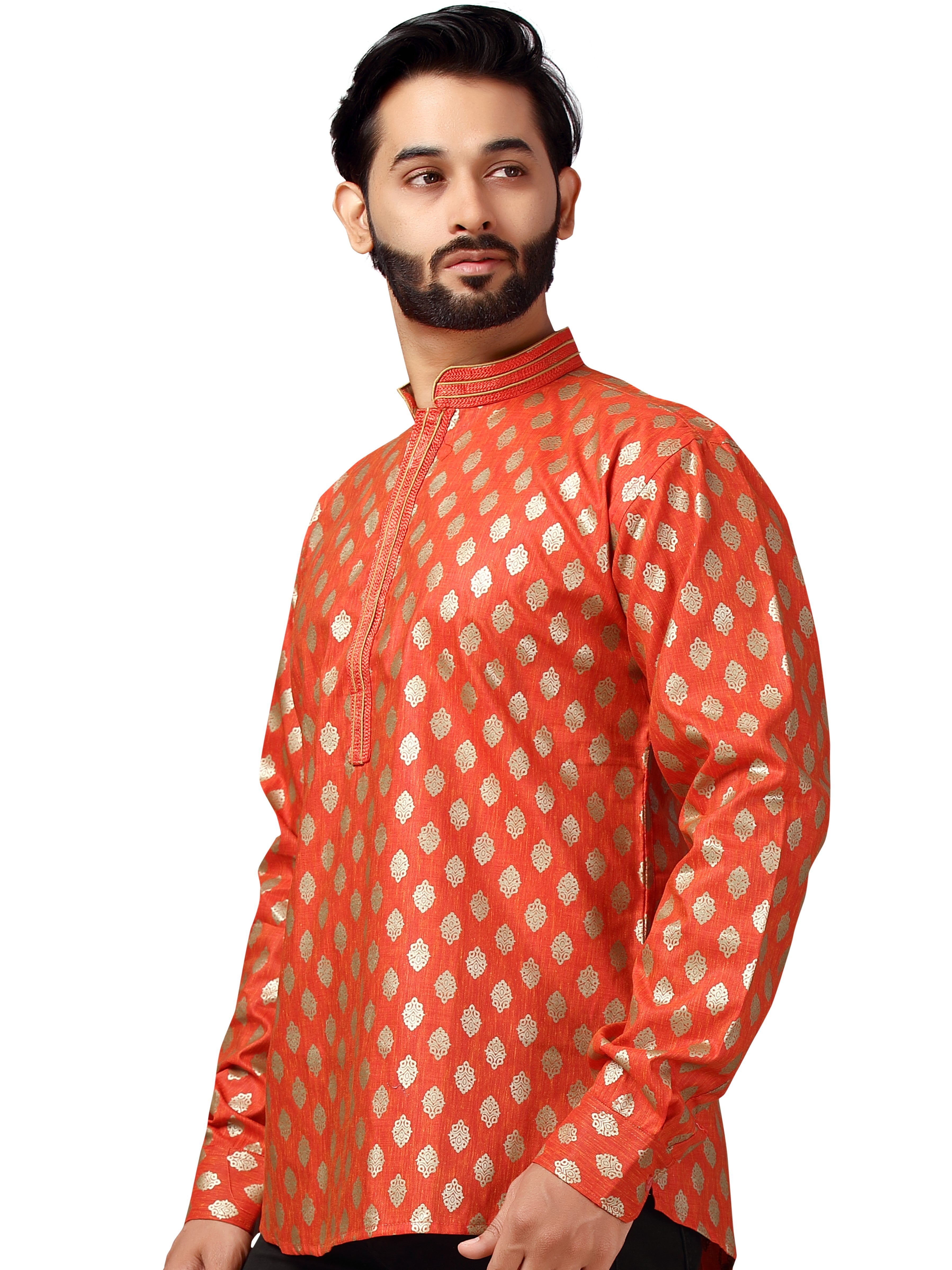 Mens Printed Kurti - Roop Darshan