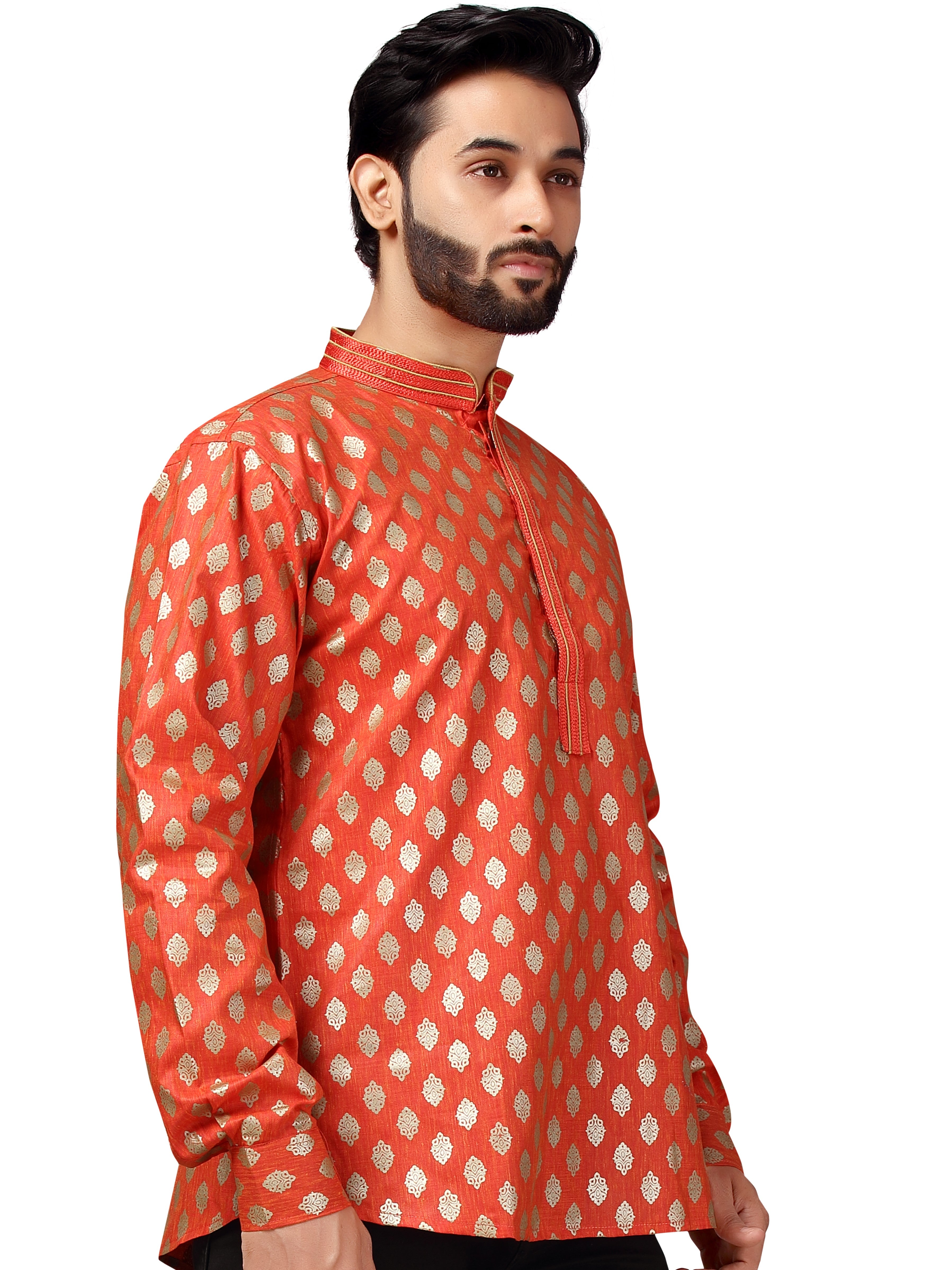 Mens Printed Kurti - Roop Darshan