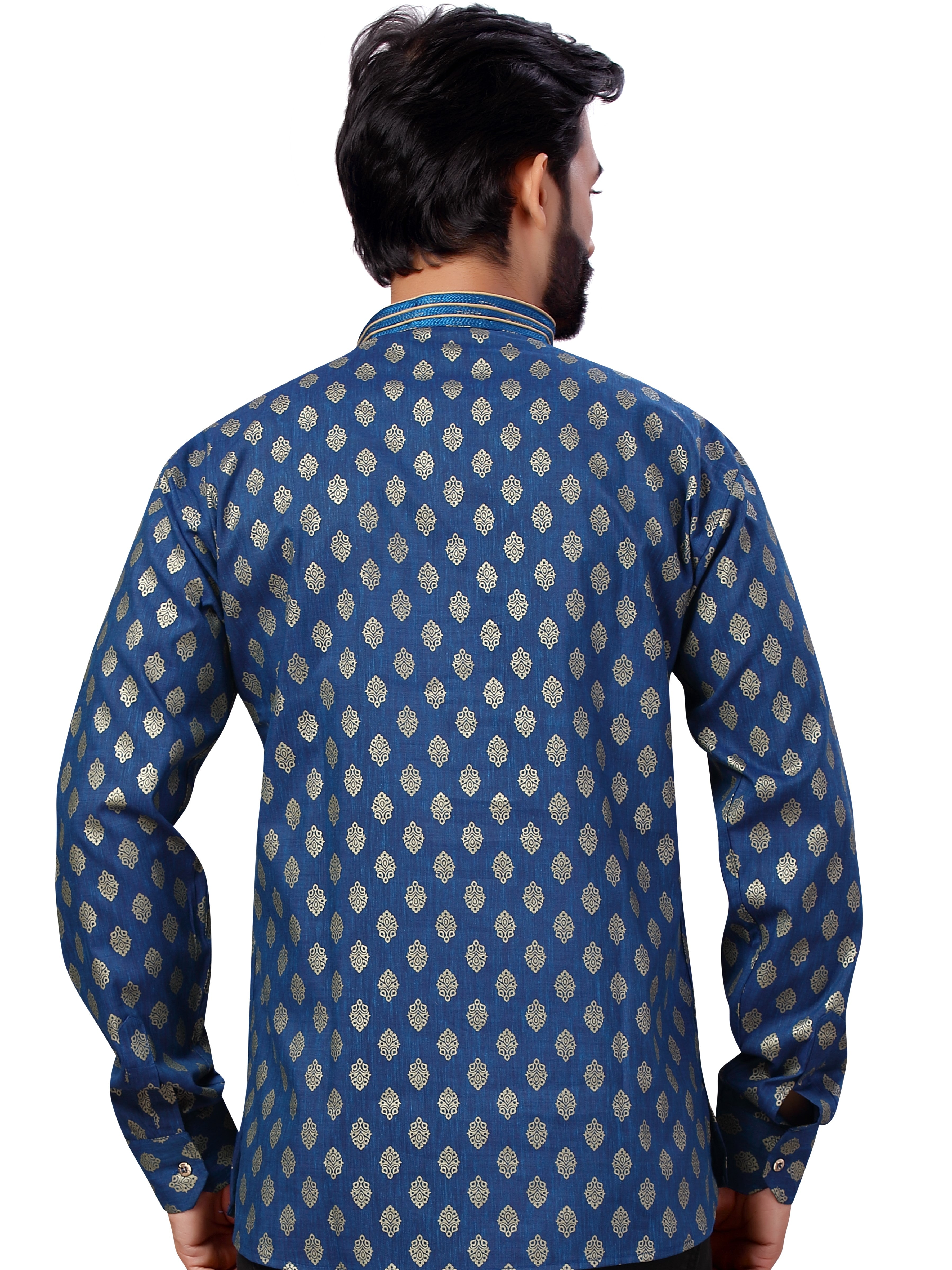Mens Printed Kurti - Roop Darshan