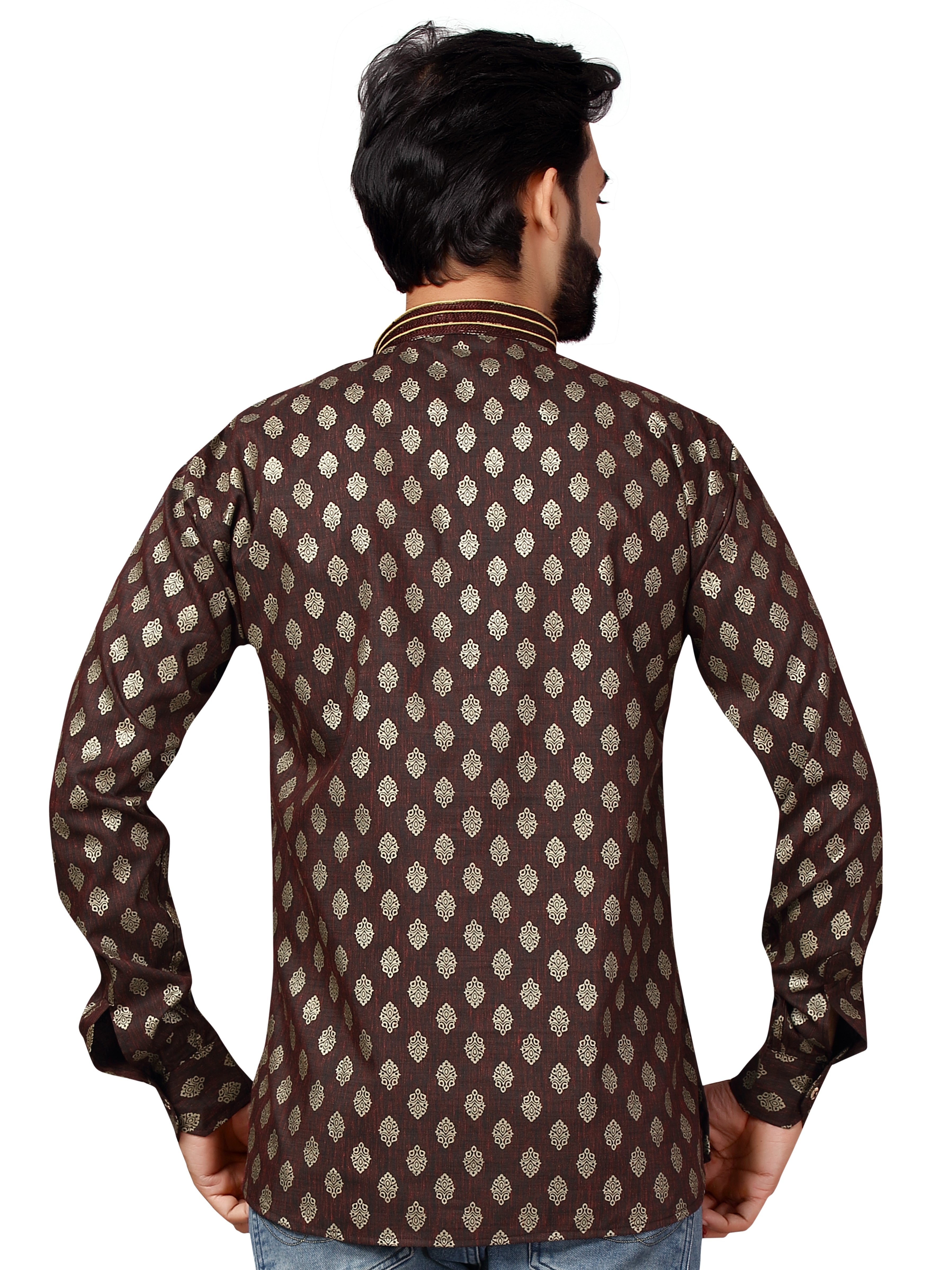 Mens Printed Kurti - Roop Darshan