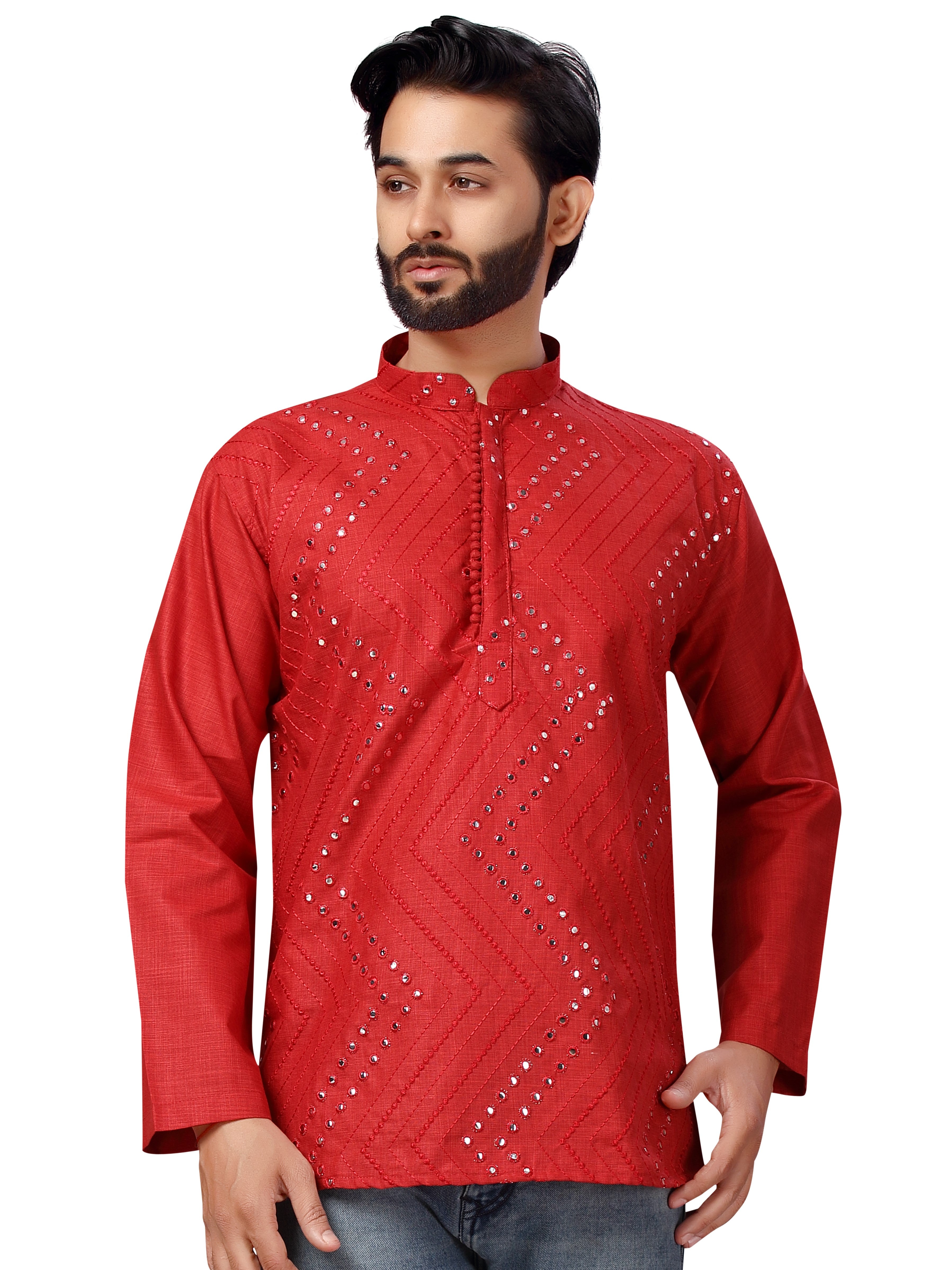 Mens Aabhla Work Kurti - Roop Darshan