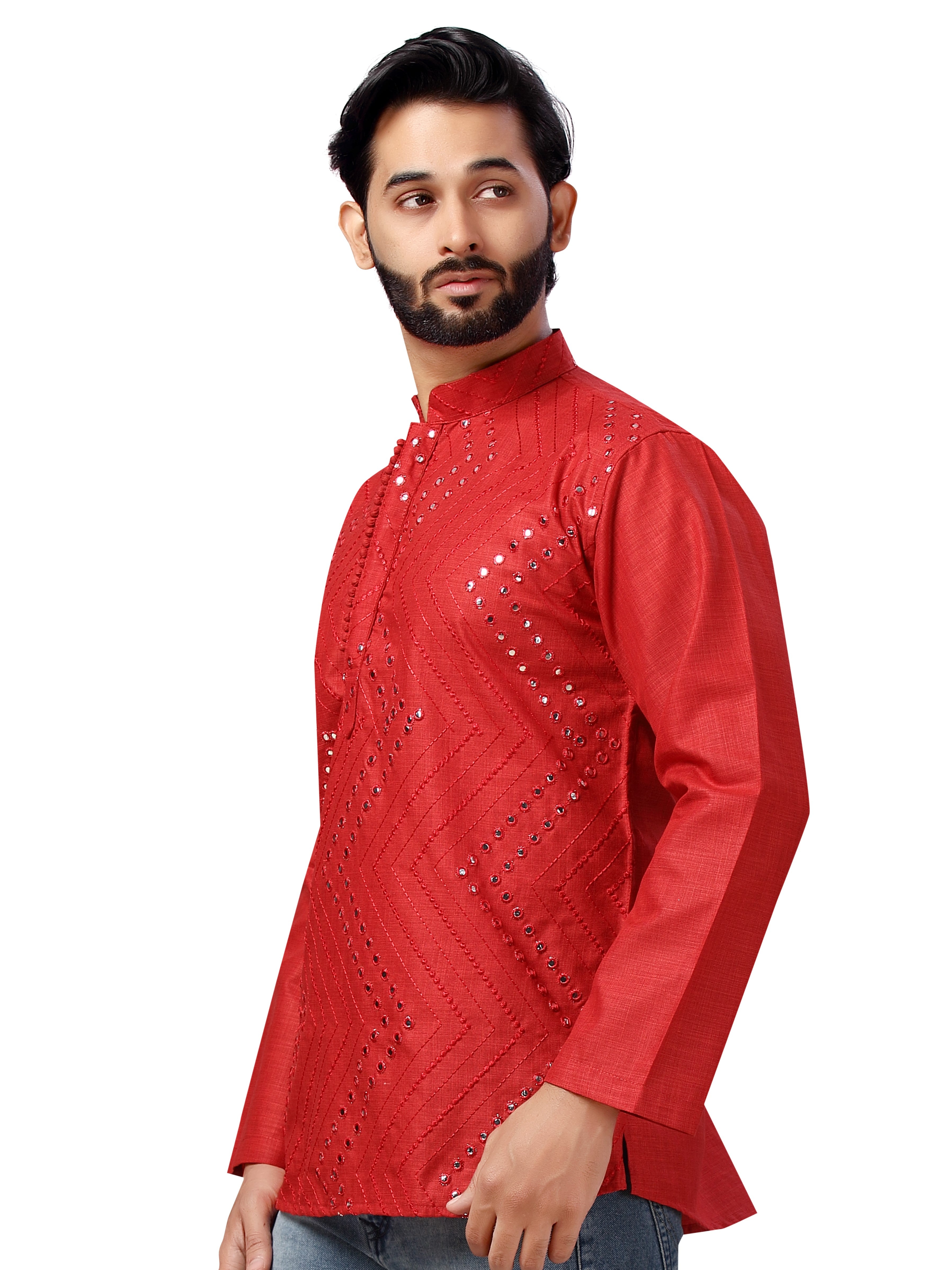 Mens Aabhla Work Kurti - Roop Darshan