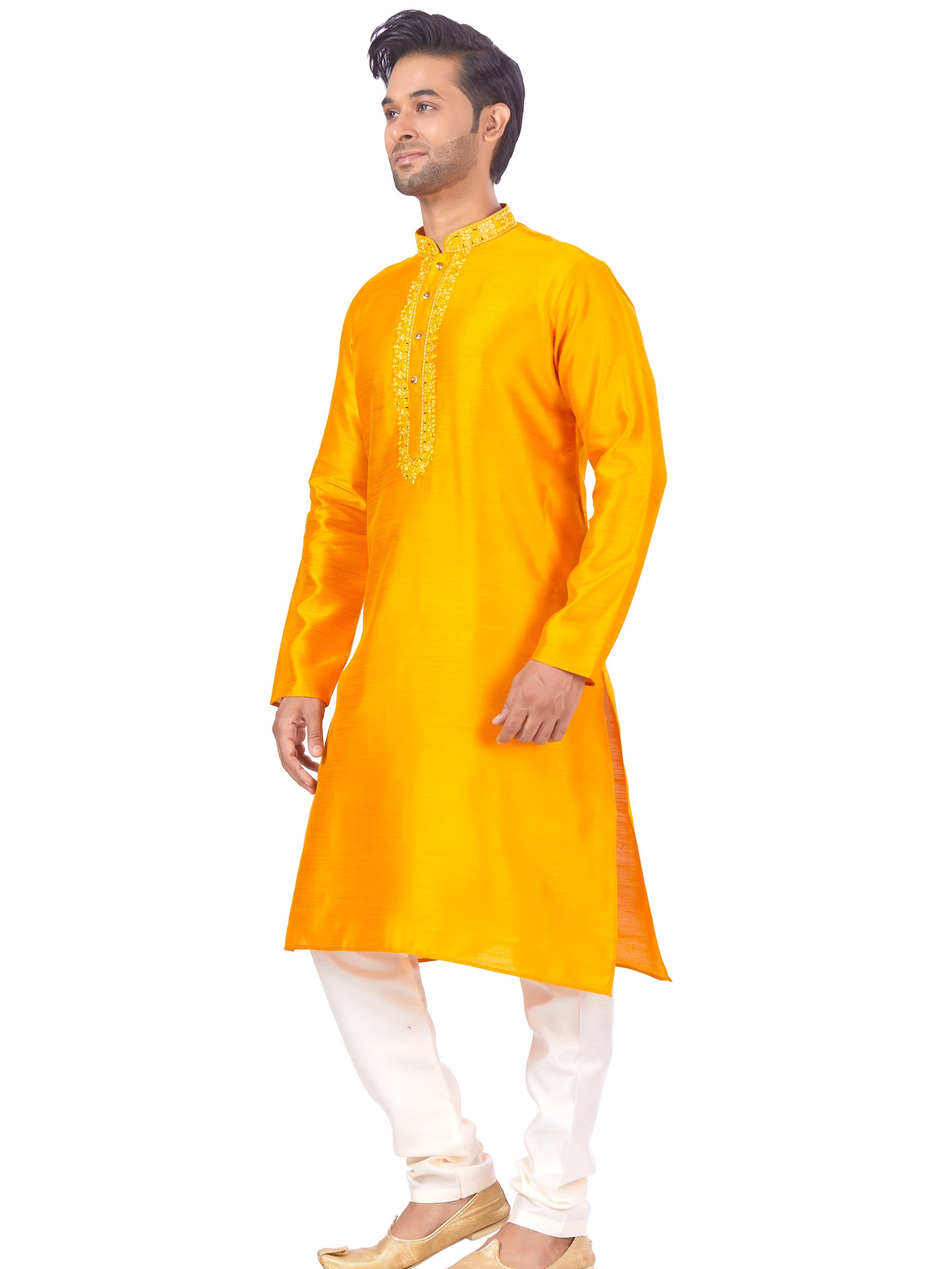 Mens Embroidered Kurta Payjama - Roop Darshan