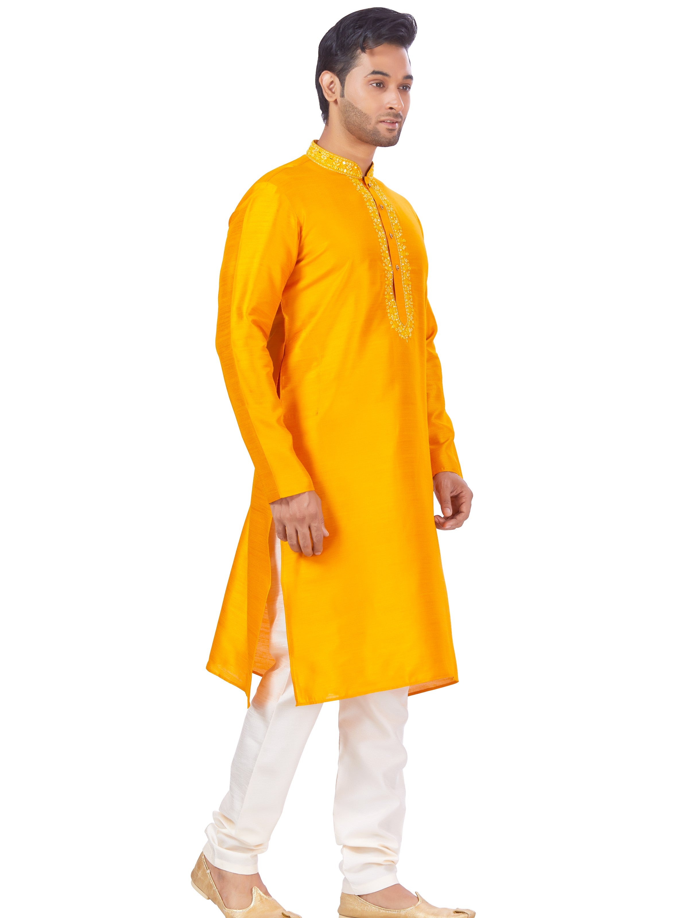 Mens Embroidered Kurta Payjama - Roop Darshan
