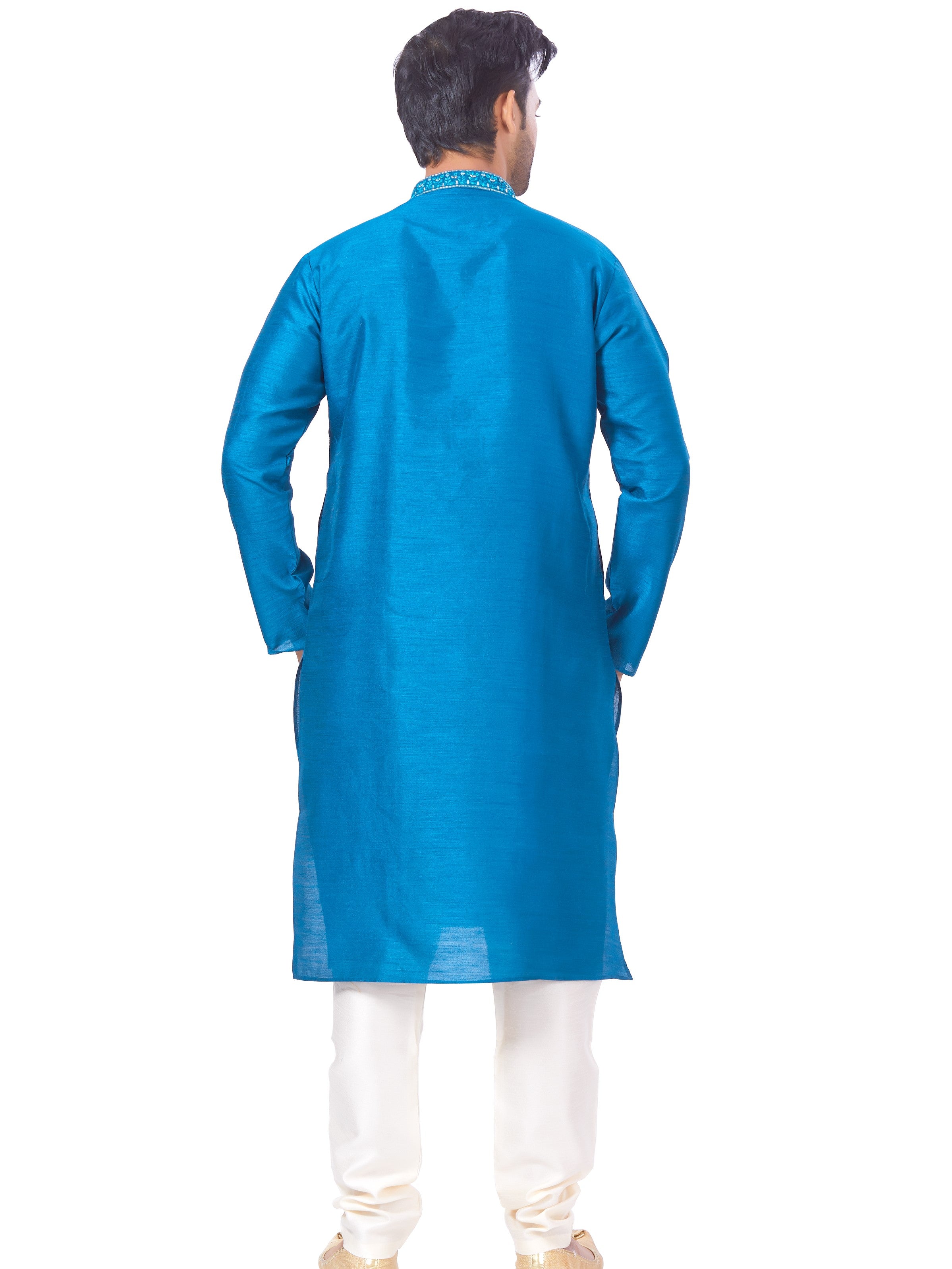 Mens Embroidered Kurta Payjama - Roop Darshan
