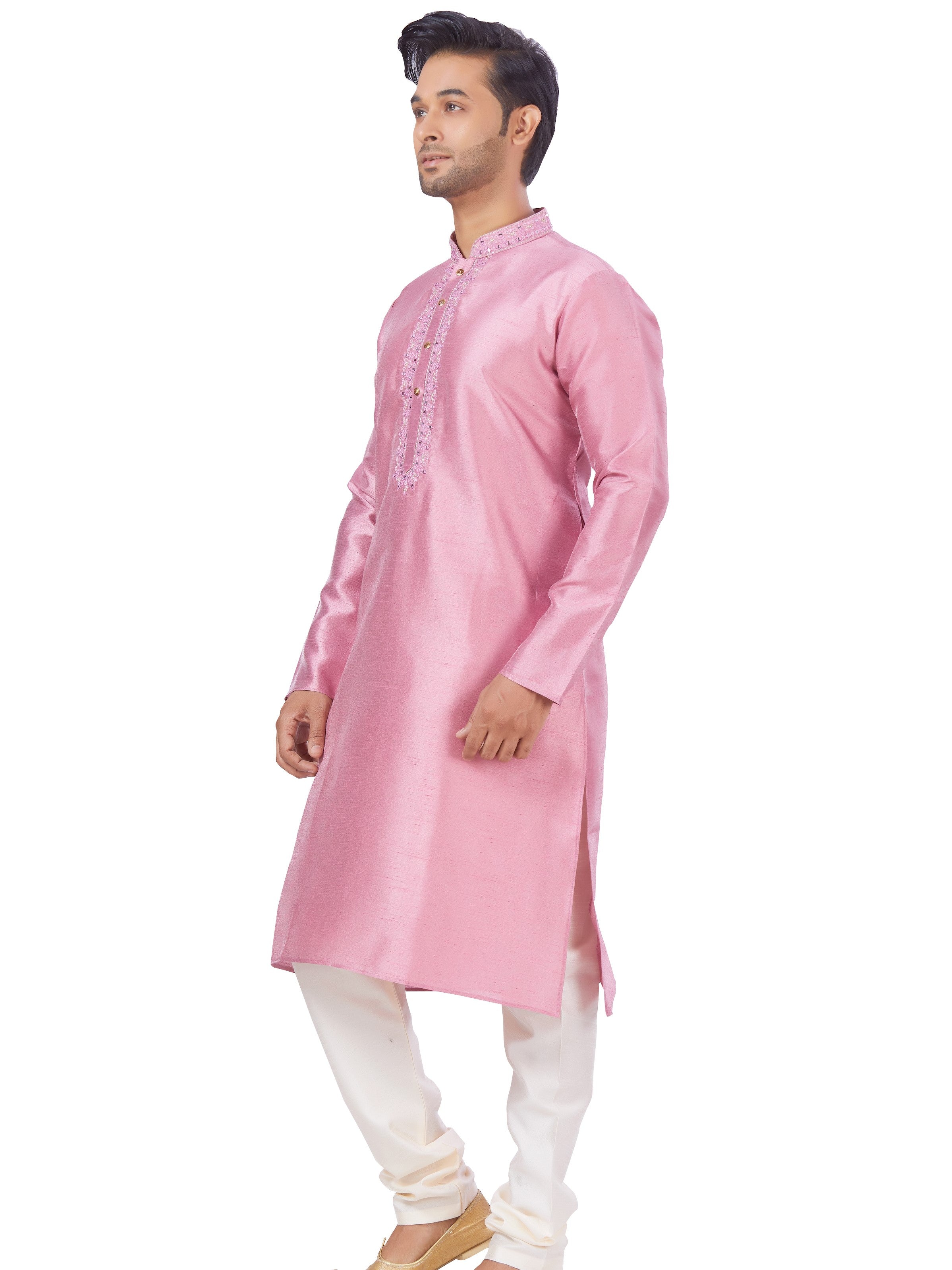 Mens Embroidered Kurta Payjama - Roop Darshan