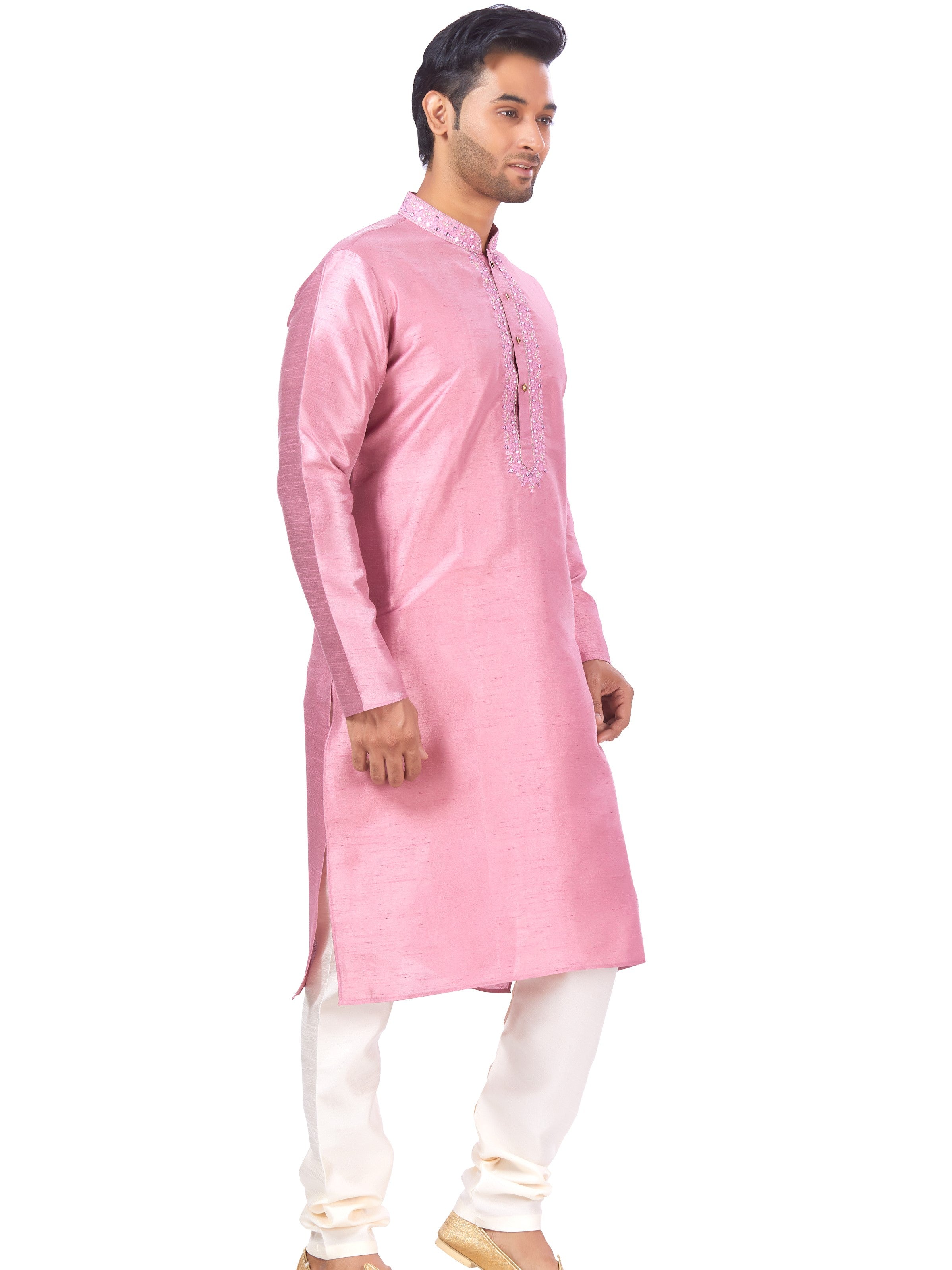 Mens Embroidered Kurta Payjama - Roop Darshan