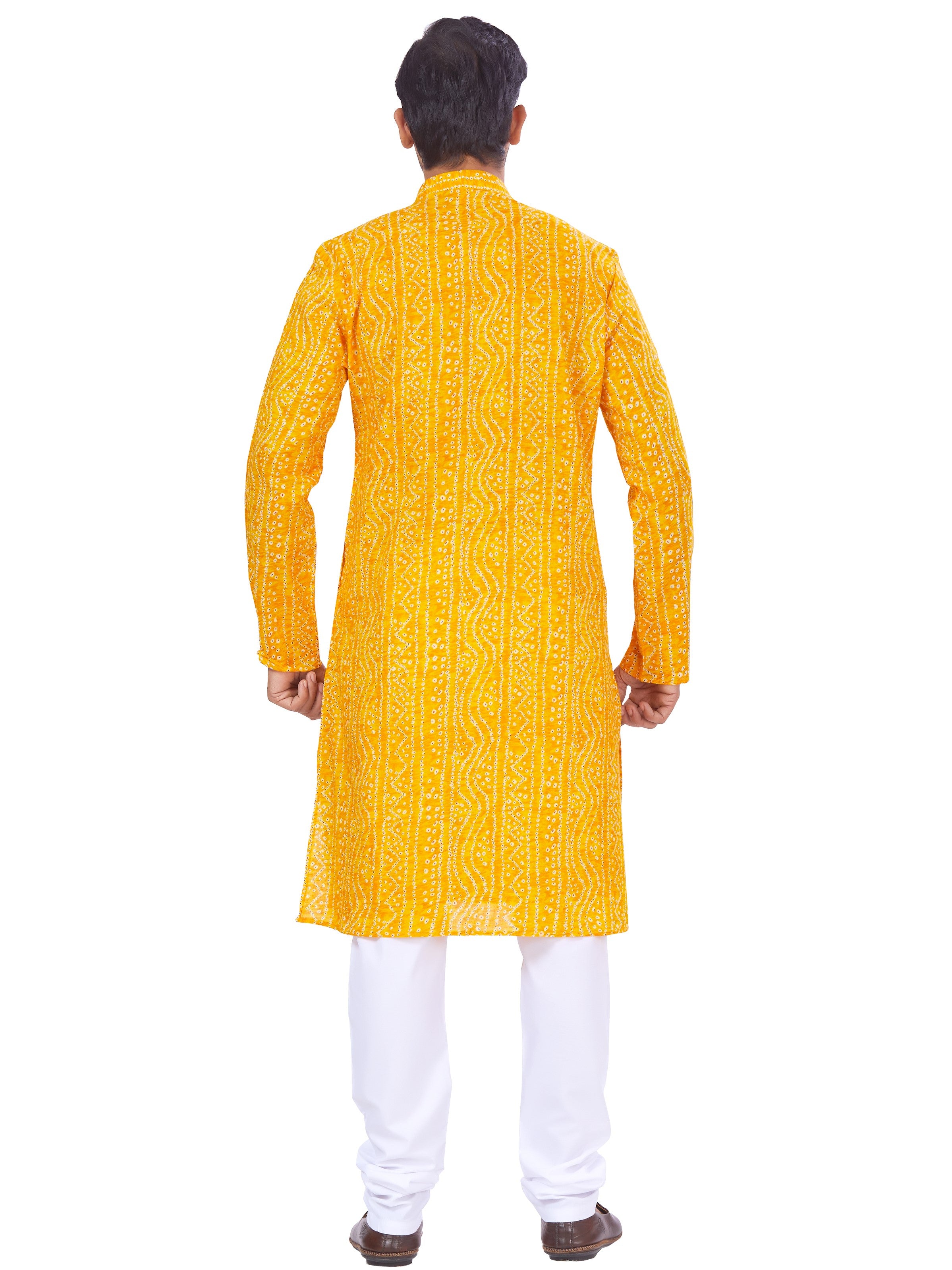 Mens Printed Kurta Payjama - Roop Darshan