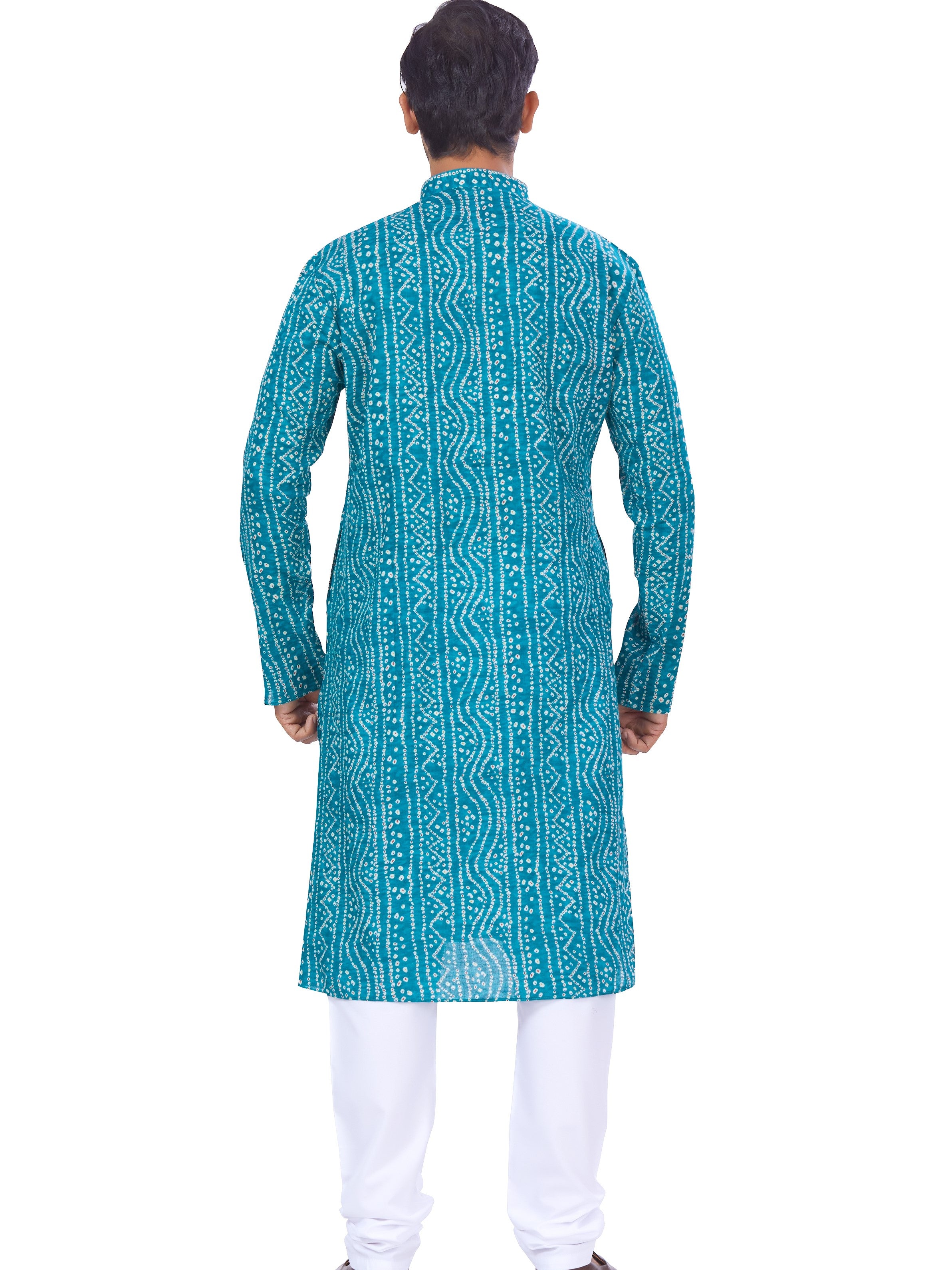 Mens Printed Kurta Payjama - Roop Darshan