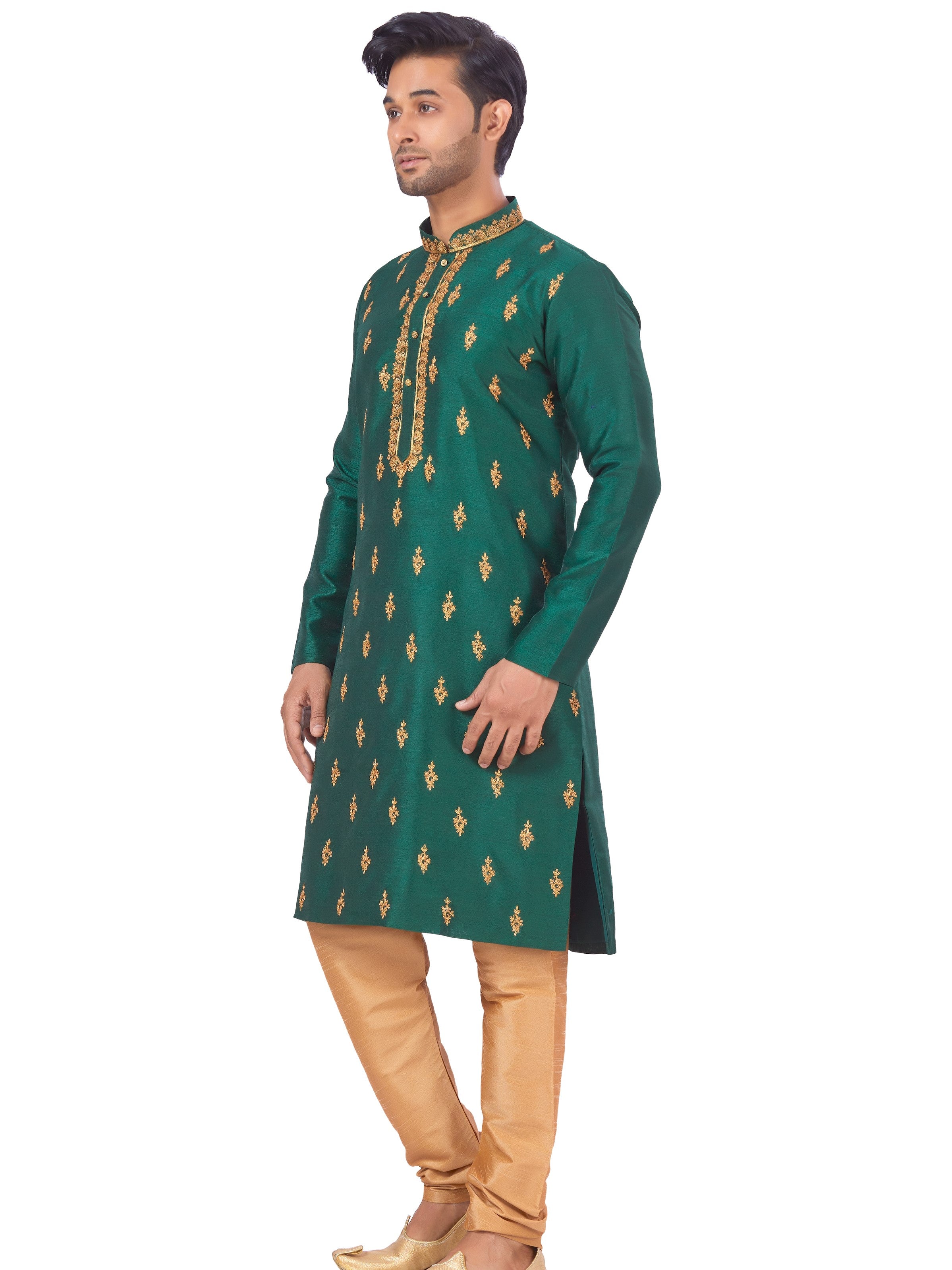 Mens Embroidered Kurta Payjama - Roop Darshan