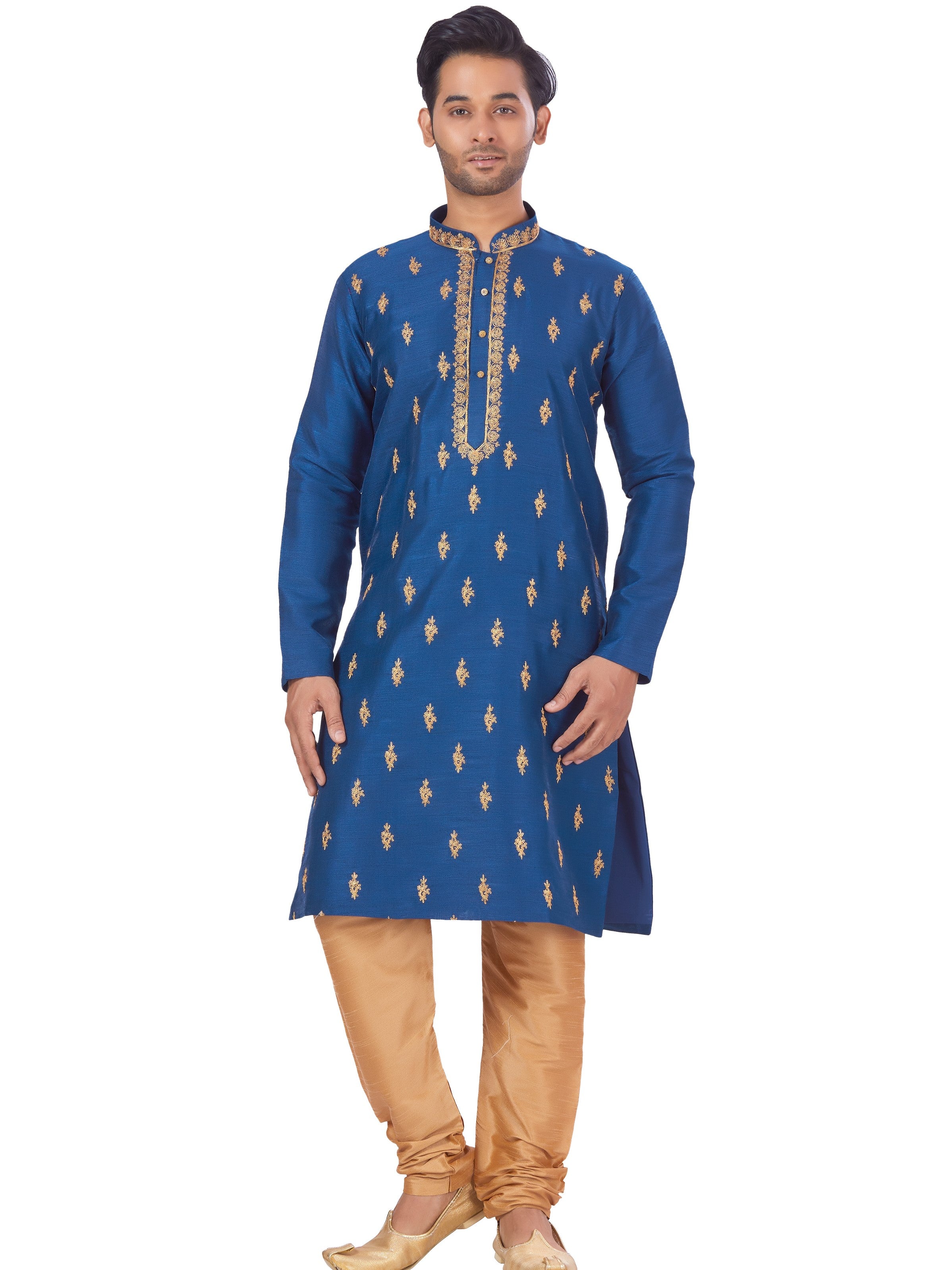 Mens Embroidered Kurta Payjama - Roop Darshan