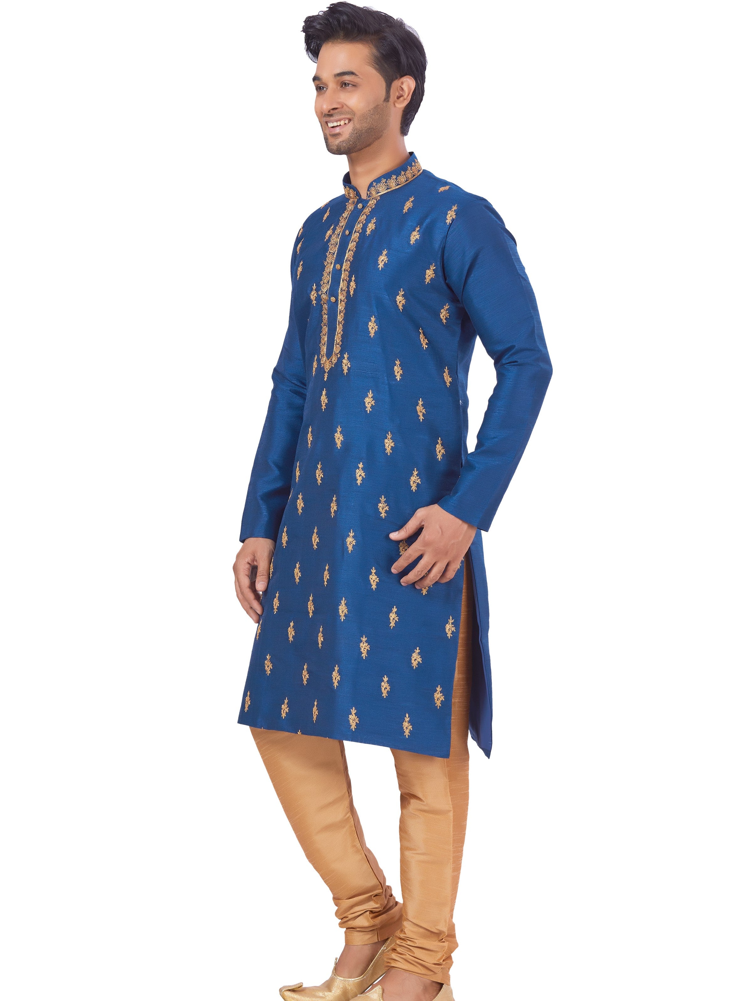 Mens Embroidered Kurta Payjama - Roop Darshan