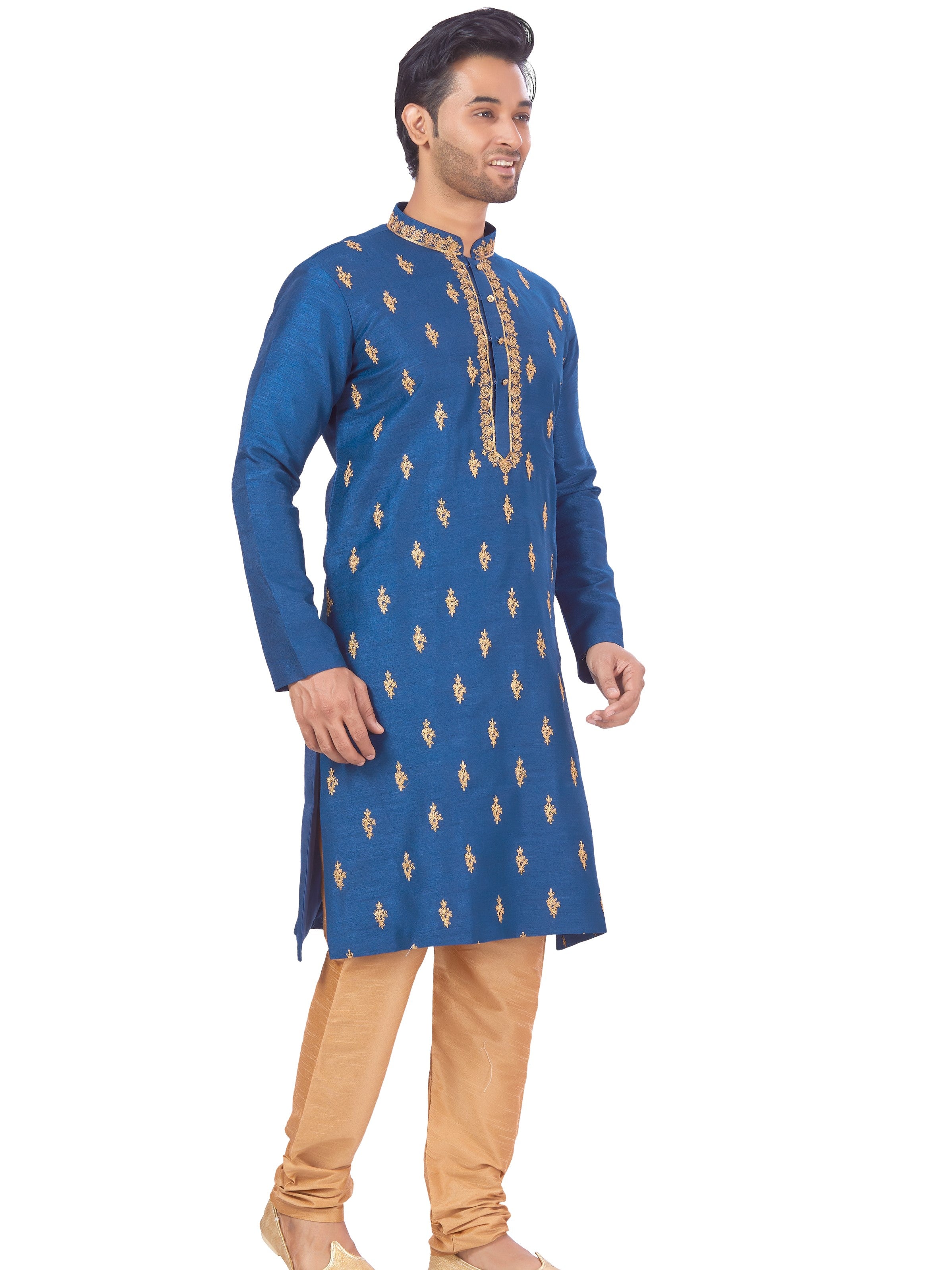 Mens Embroidered Kurta Payjama - Roop Darshan